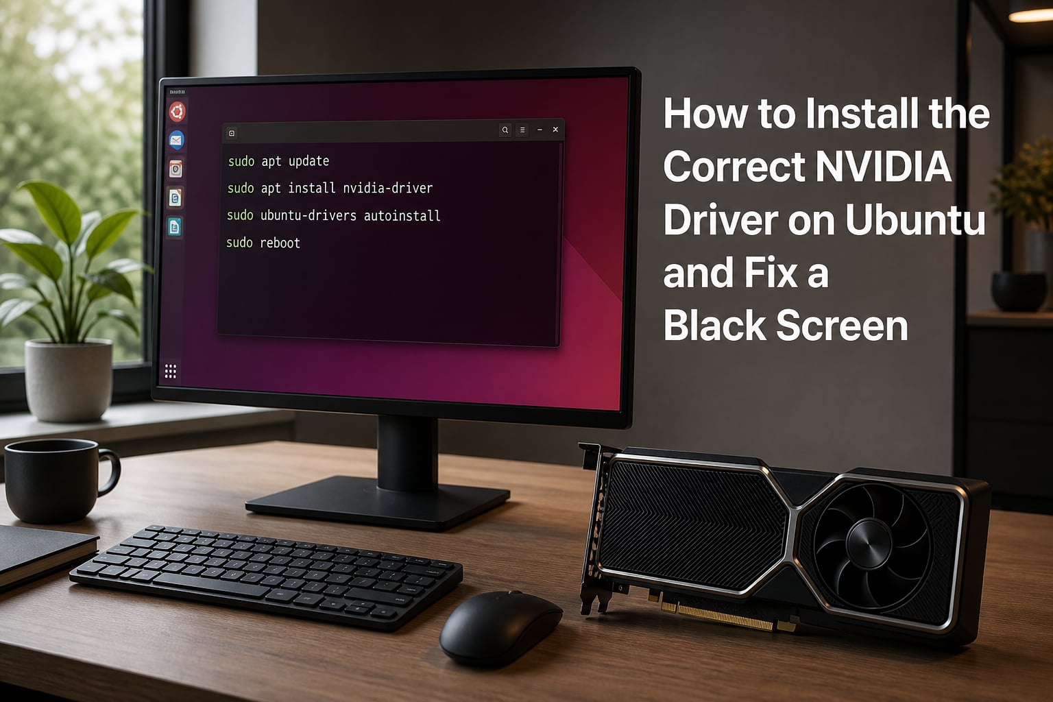 How to Install the Correct NVIDIA Driver on Ubuntu and Fix a Black Screen