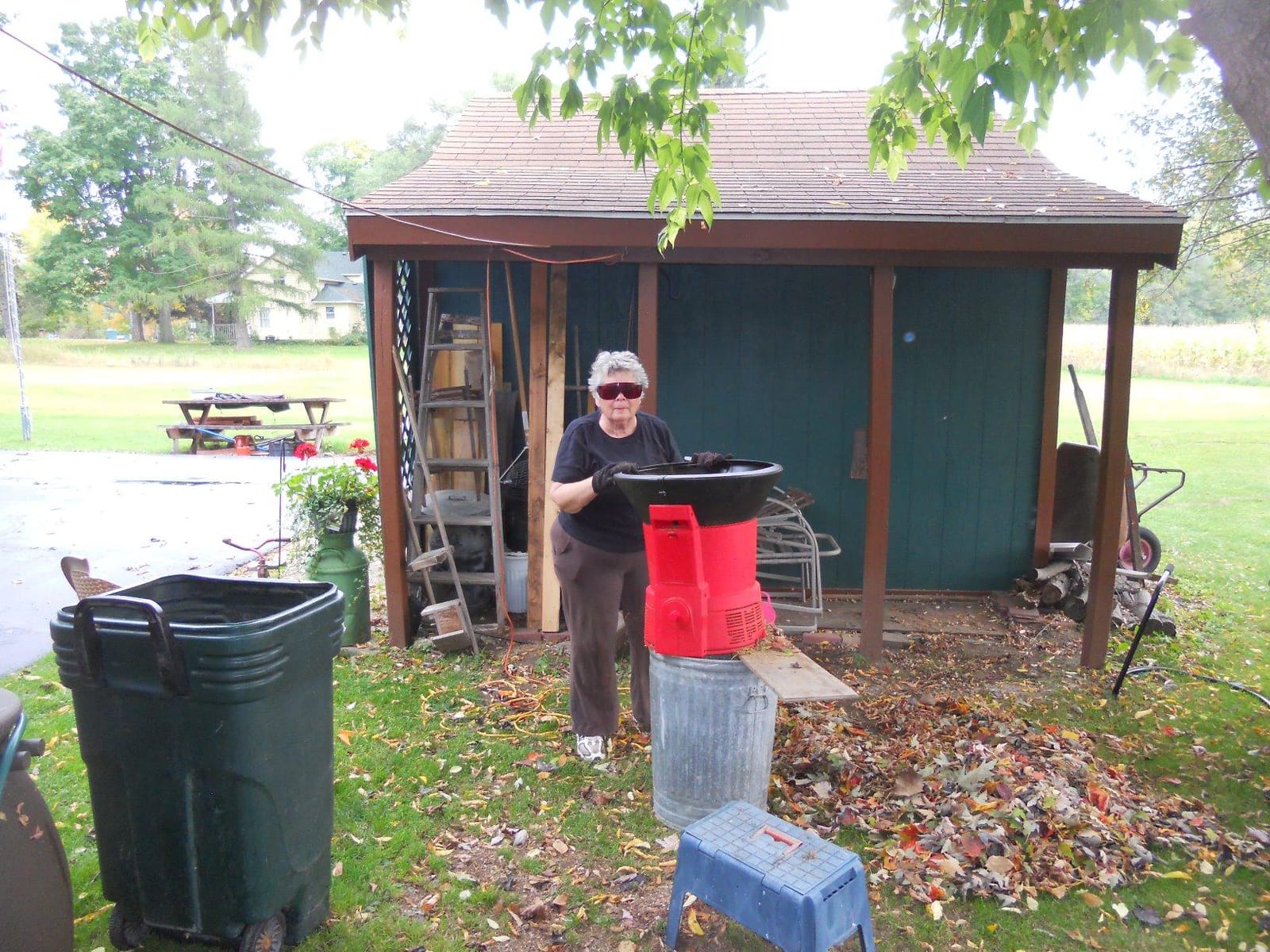 Flowtron Electric Leaf Mulcher and Shredder, 30:1 Ratio, 21 in Funnel customer photo 1