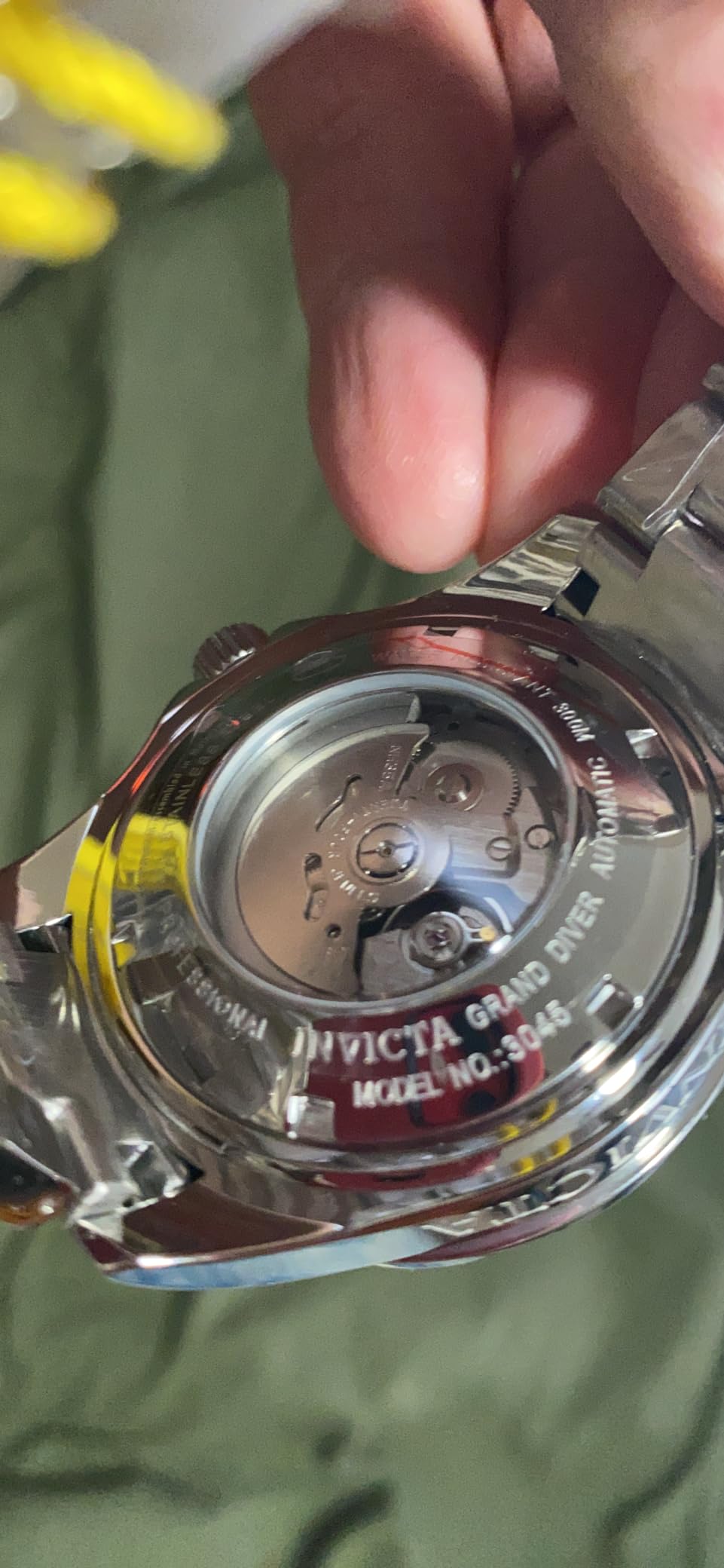 Invicta Men's INVICTA-3045 Pro-Diver Collection Grand Diver Stainless Steel Automatic Watch with Link Bracelet customer photo 2
