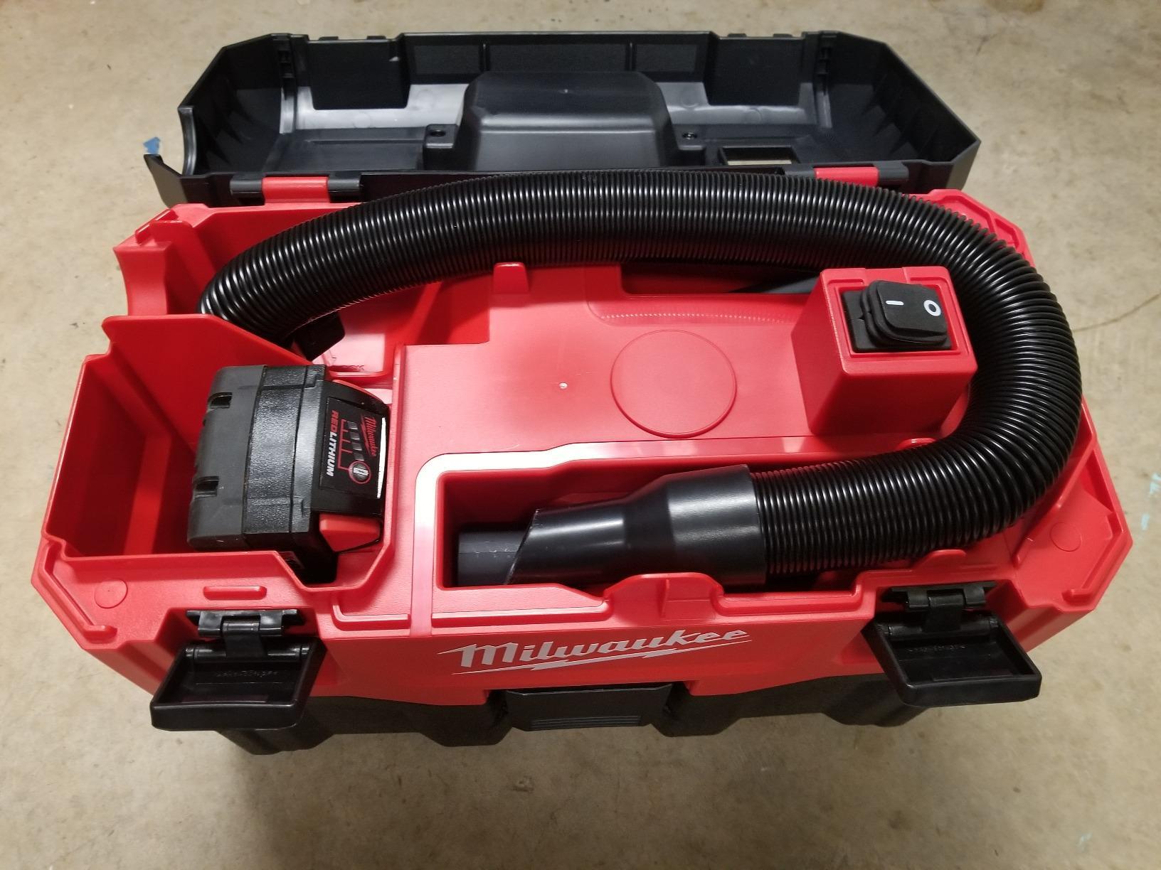 Milwaukee 0880-20 18-Volt Cordless Wet/Dry Vacuum, Red customer photo 2