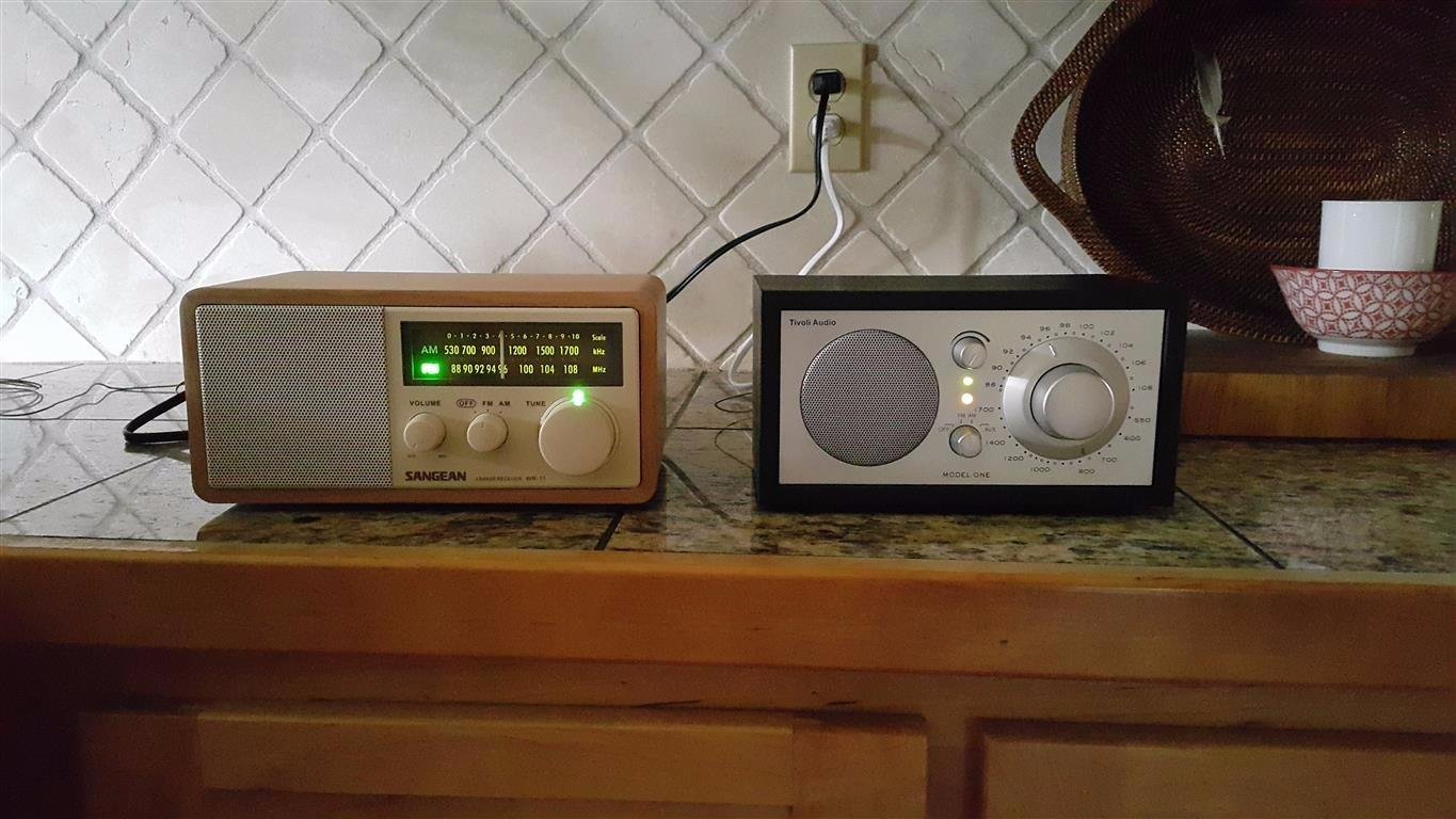 Sangean WR-11 Wood Cabinet AM/FM Tabletop Analog Radio, Powerful Speaker customer photo 1