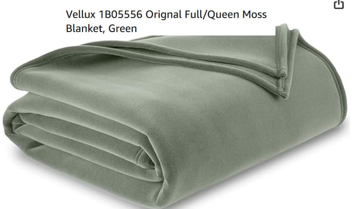 Vellux Original Blanket, King Size, 108x90, Blue | Soft Nylon Insulated, Lightweight, Machine Washable, All Season, Pet Friendly, Won't Pill or Lint customer photo 2