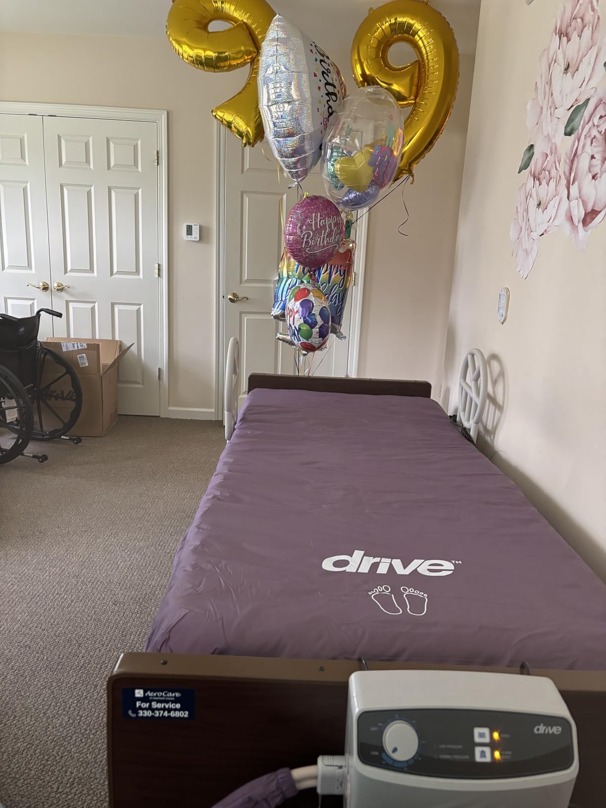 Drive Medical Med-Aire Low Air Loss Mattress Replacement System | Alternating Pressure and Pressure Redistribution Mattress with Moisture Wicking Cover for Home or Facility Use customer photo 1