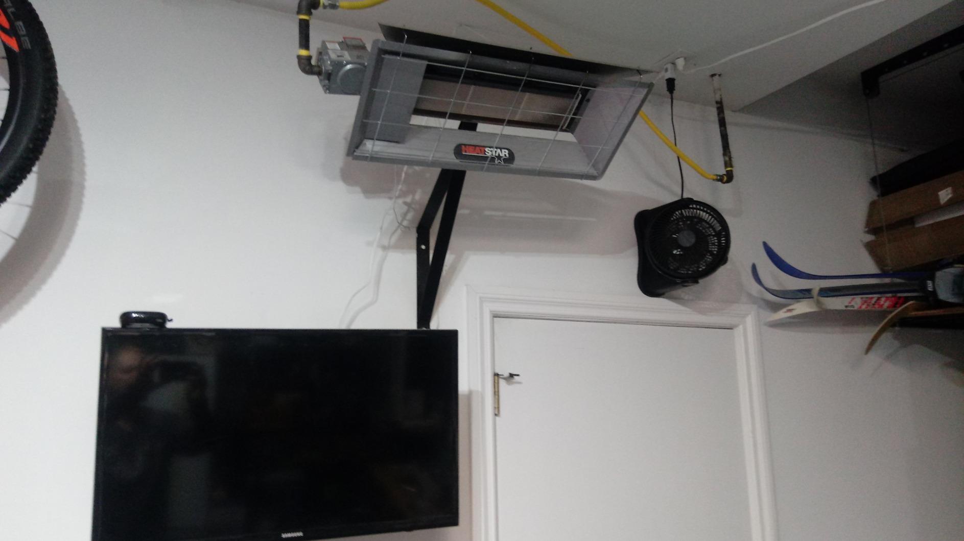 Heatstar By Enerco F125444 Radiant Overhead Garage Heater MH25NG Natural Gas customer photo 2