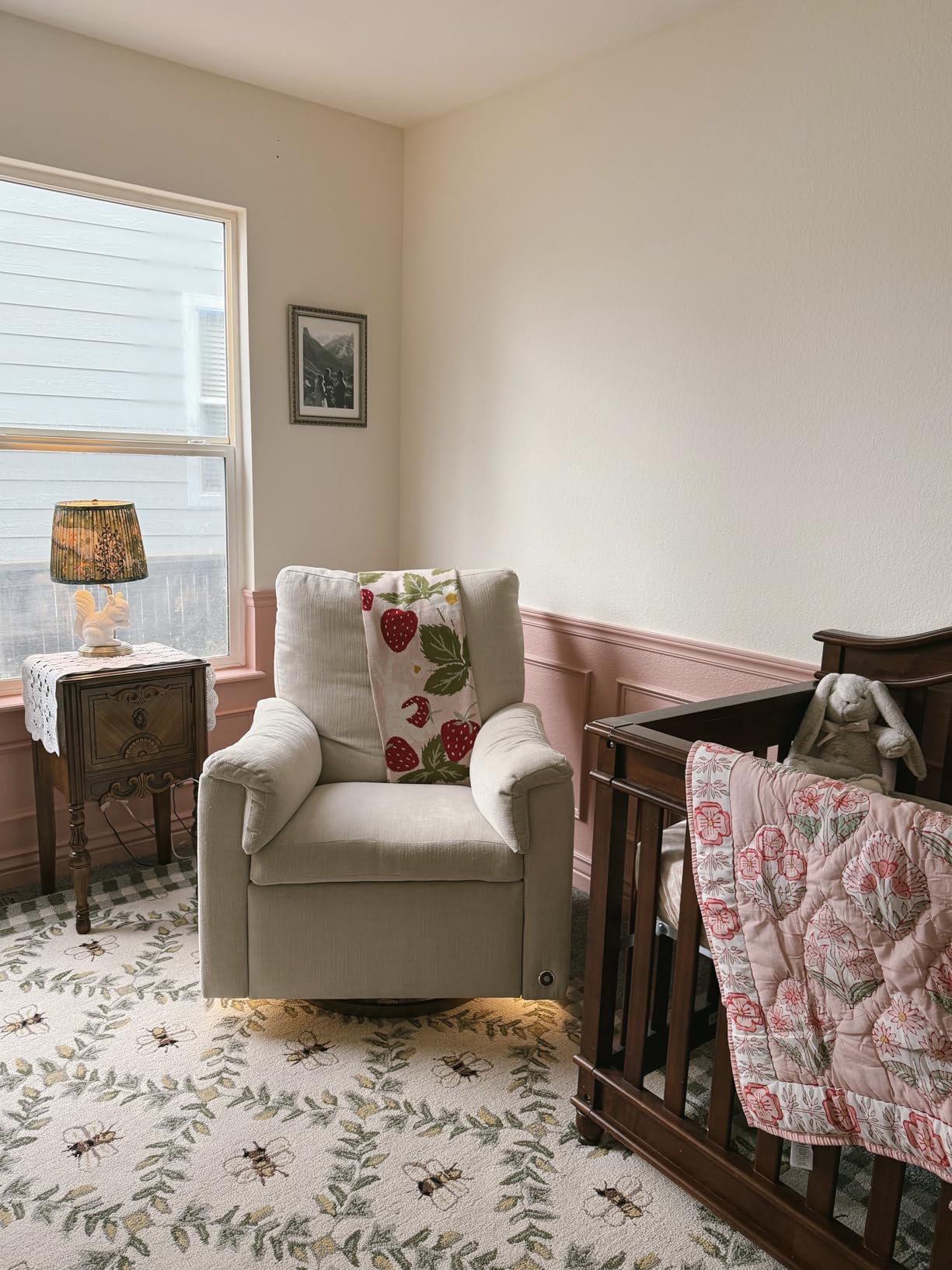 SAFAVIEH Chelsea Wool Area Rug 9'x12', Farmhouse Ivory & Green HK55A customer photo 2