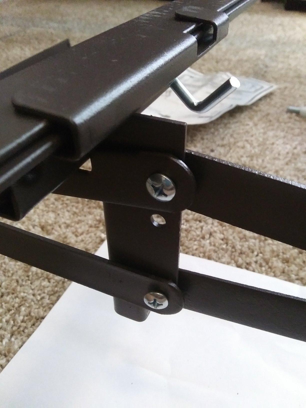 Glideaway X-Support Bed Frame Support System, GS-3 XS Model - 3 Cross Rails and 3 Legs - Strong Center Support Base for Full, Queen and King Mattress, Box Springs, and Bed Foundations customer photo 2