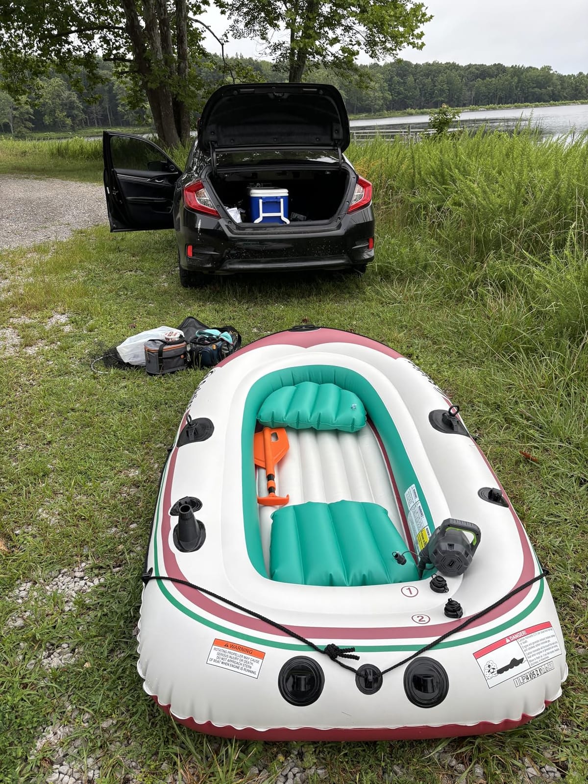 Solstice | Inflatable Boat for Waterwayss | Voyager 4 Person Raft customer photo 2