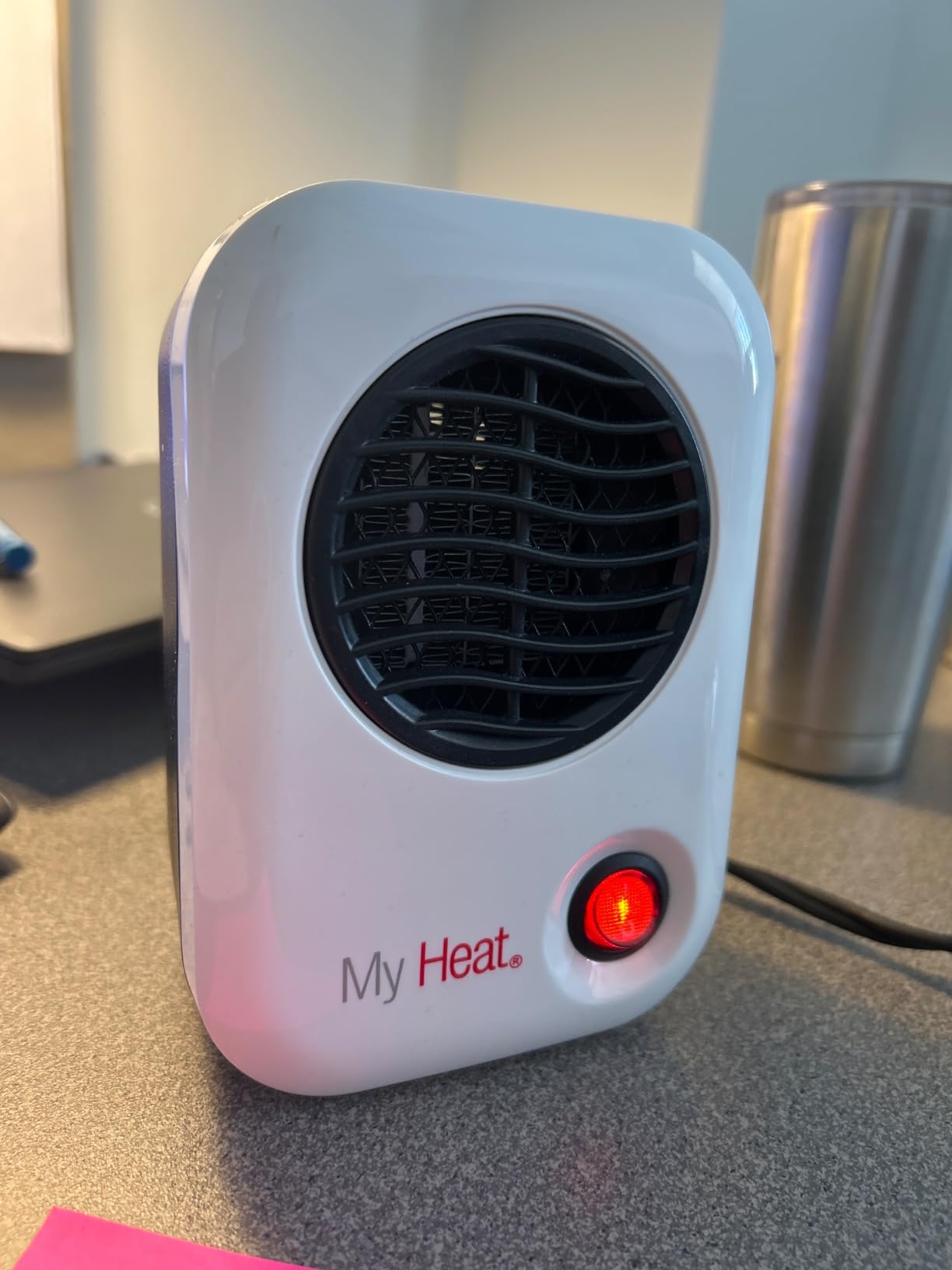 Lasko MyHeat Personal Space Heater, Compact, White customer photo 2