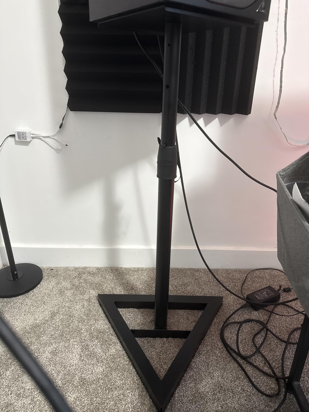 Rockville RVSM1 Black Pair Adjustable Height Studio Monitor Speaker Stands customer photo 1