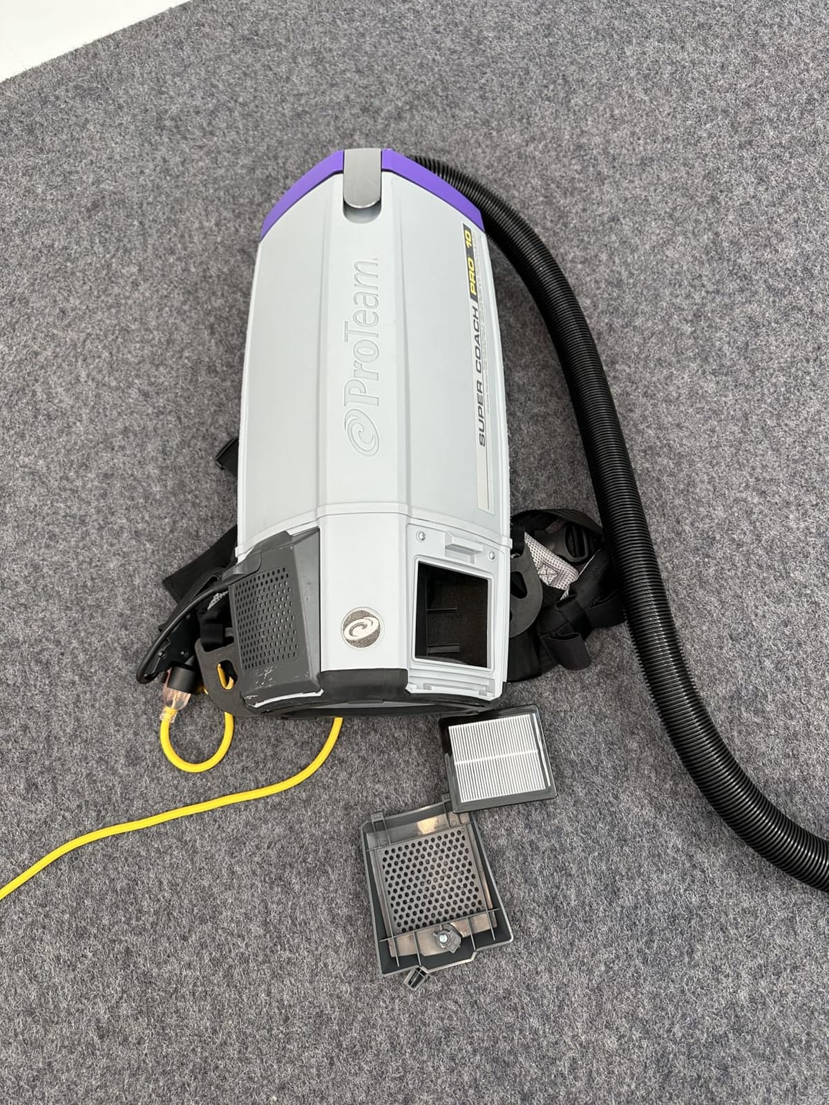 ProTeam Super Coach Pro 6 Backpack Vacuum Commercial with 2 Piece Wand Tool Kit, 6 Quart, Corded, 107308 customer photo 2