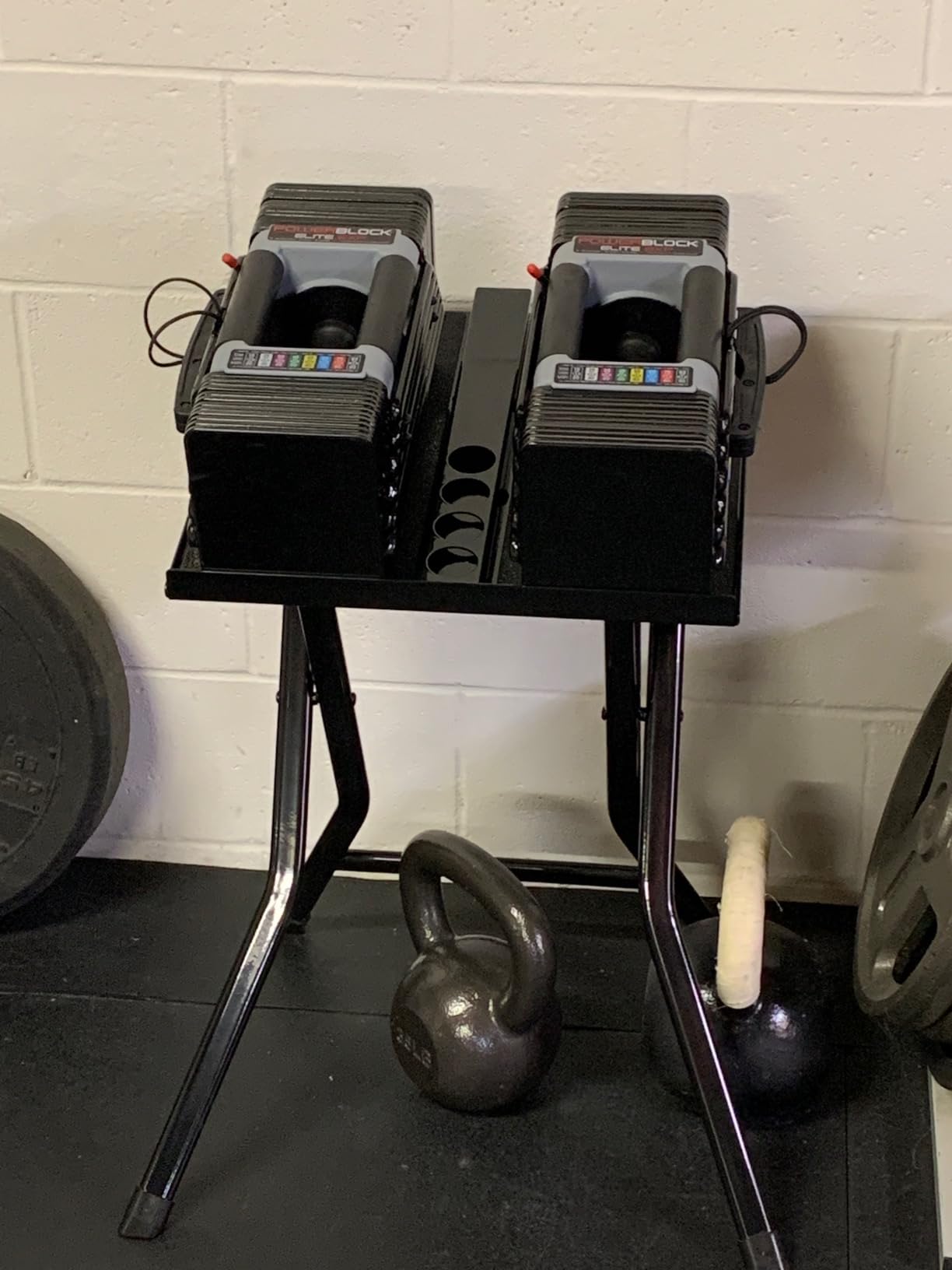 PowerBlock Elite EXP Adjustable Dumbbells, Sold in Pairs, Stage 1, 5-50 lb. customer photo 1
