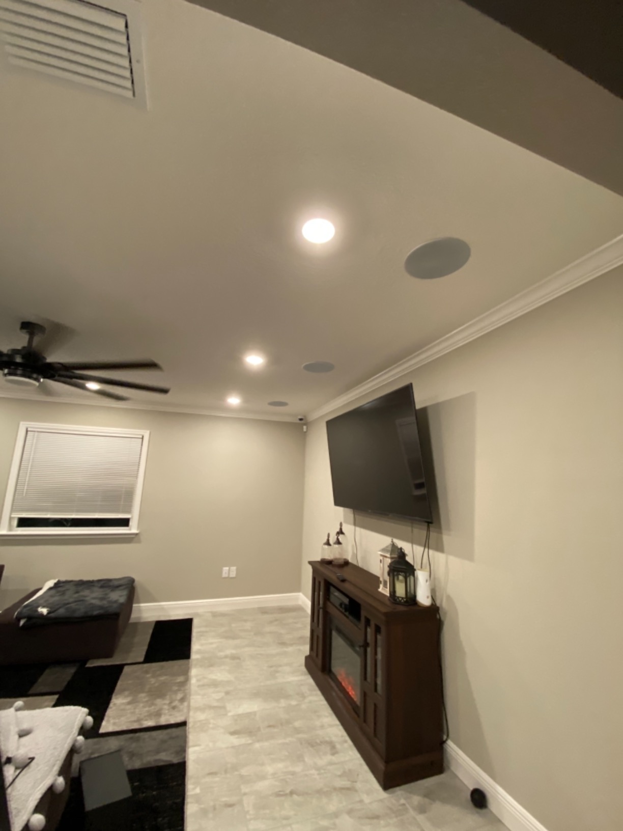Acoustic Audio by Goldwood CS-IC83 8” 3-Way In Ceiling Home Theater Speaker System (White, 5 Speakers) customer photo 2