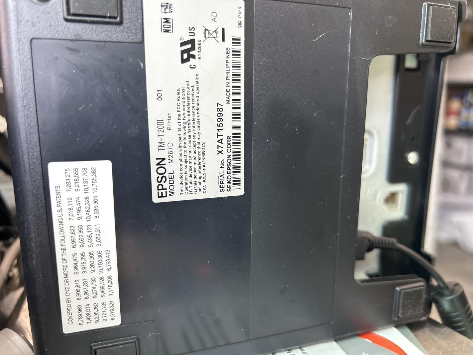 Epson TM-T20II Direct Thermal Printer USB - Monochrome - Desktop - Receipt Print C31CD52062 customer photo 1