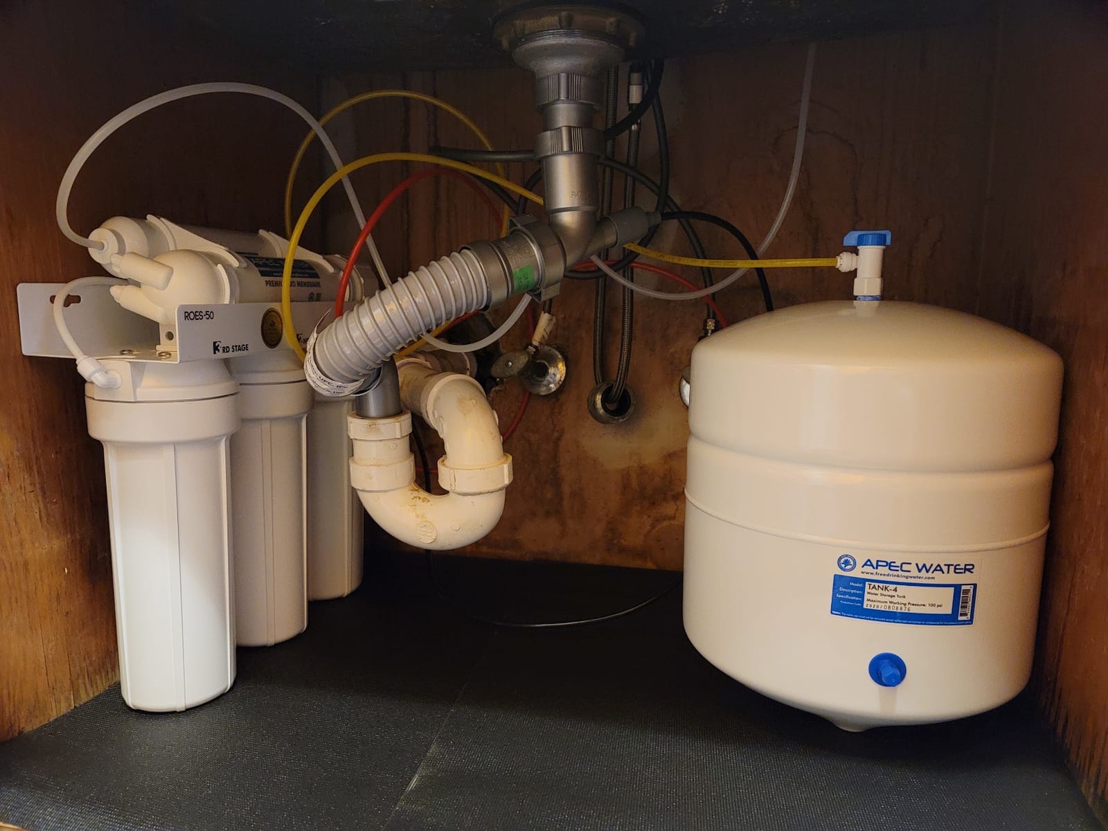 APEC Water ROES-50, 5-Stage Under Sink Reverse Osmosis System, 50 GPD customer photo 1