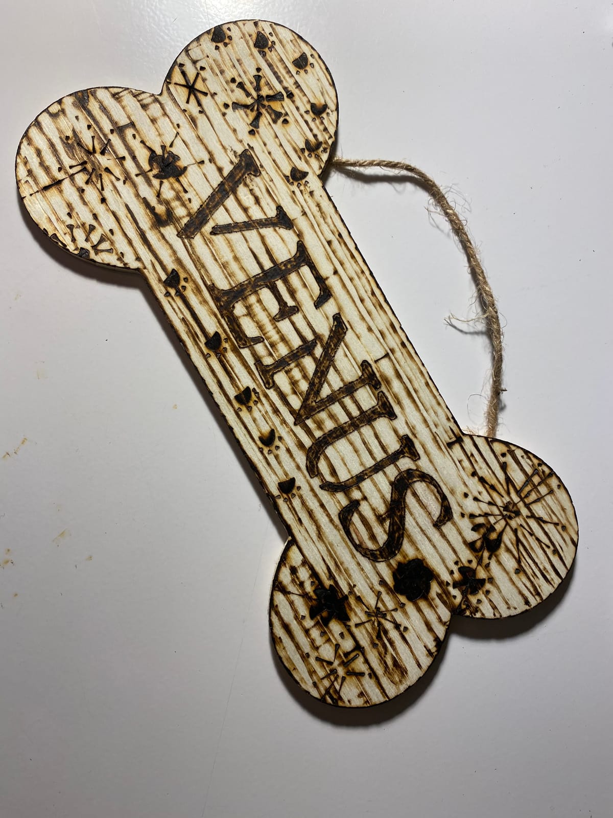 Plaid wood burning and stencil cutting tool, customer photo 2