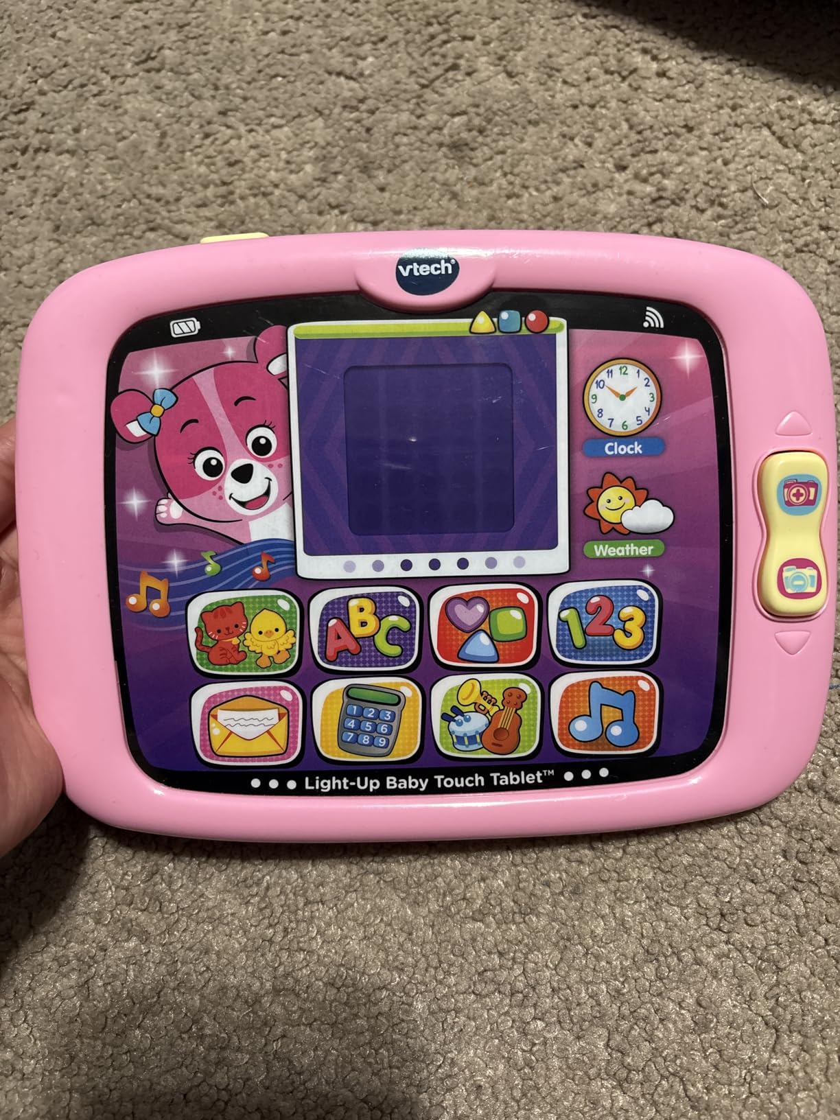 VTech Light-Up Baby Touch Tablet, Pink customer photo 2