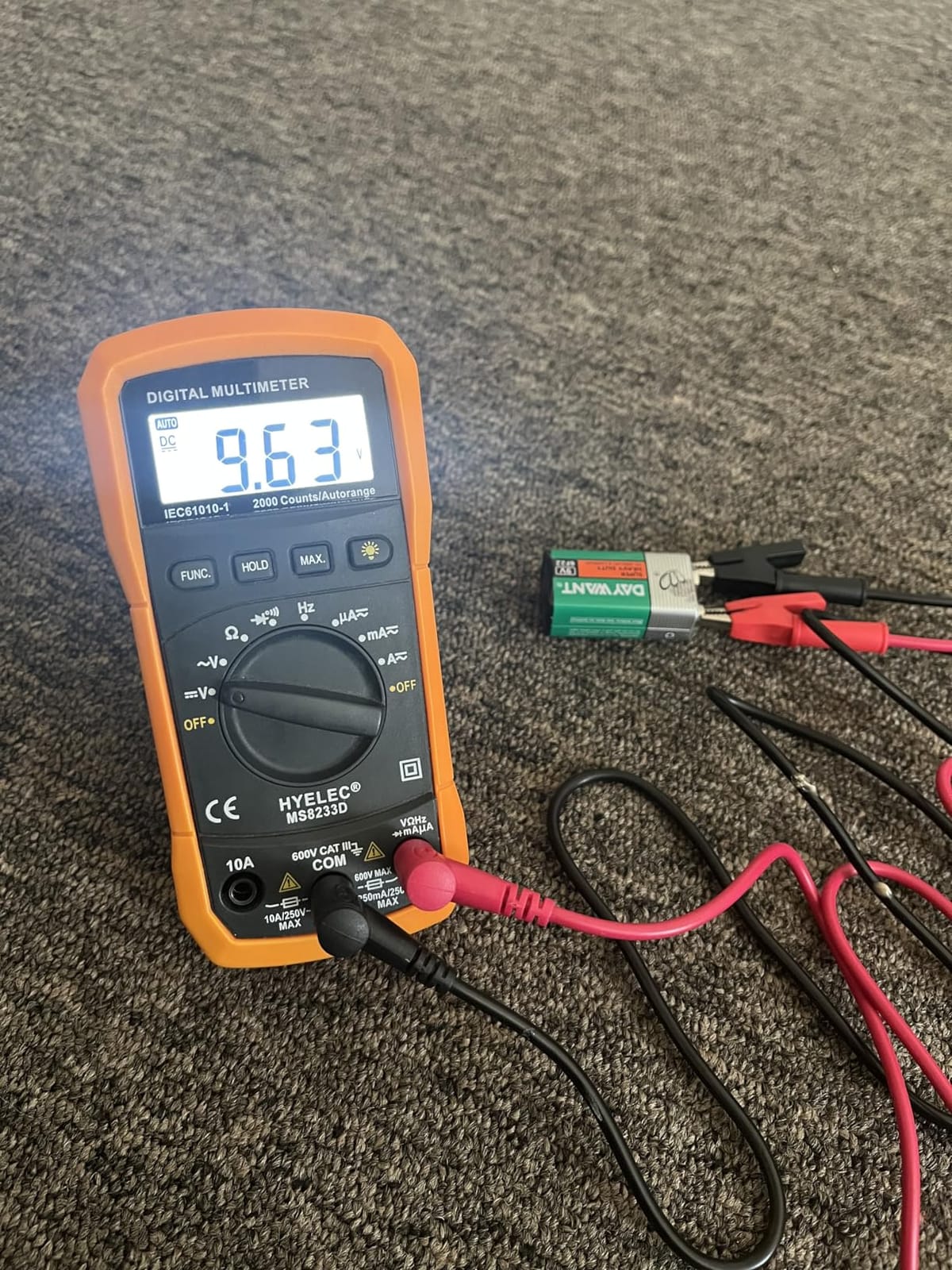 Crenova MS8233D Multimeter TRMS 6000 Counts Auto-Ranging Live Wire NCV customer photo 2