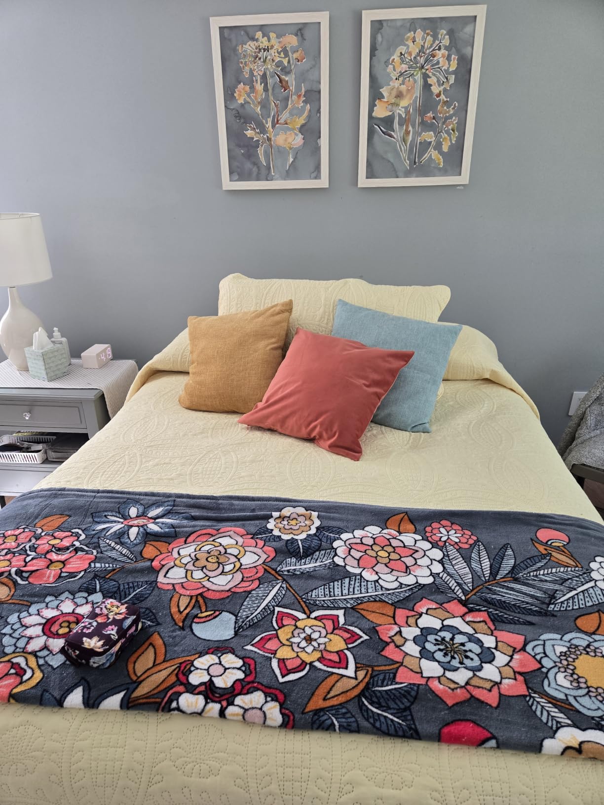 Chezmoi Collection Austin 3-piece Oversized Bedspread Coverlet Set (Queen, Sage) customer photo 2