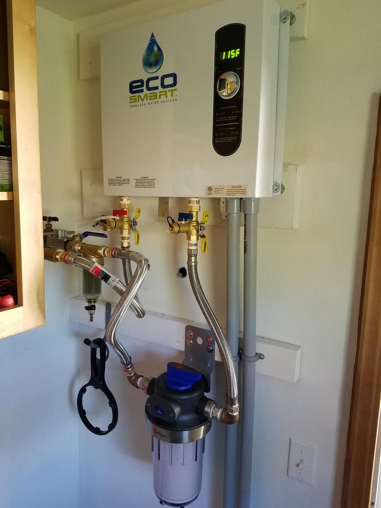 Ecosmart ECO 36 36kw 240V Electric Tankless Water Heater, White customer photo 2