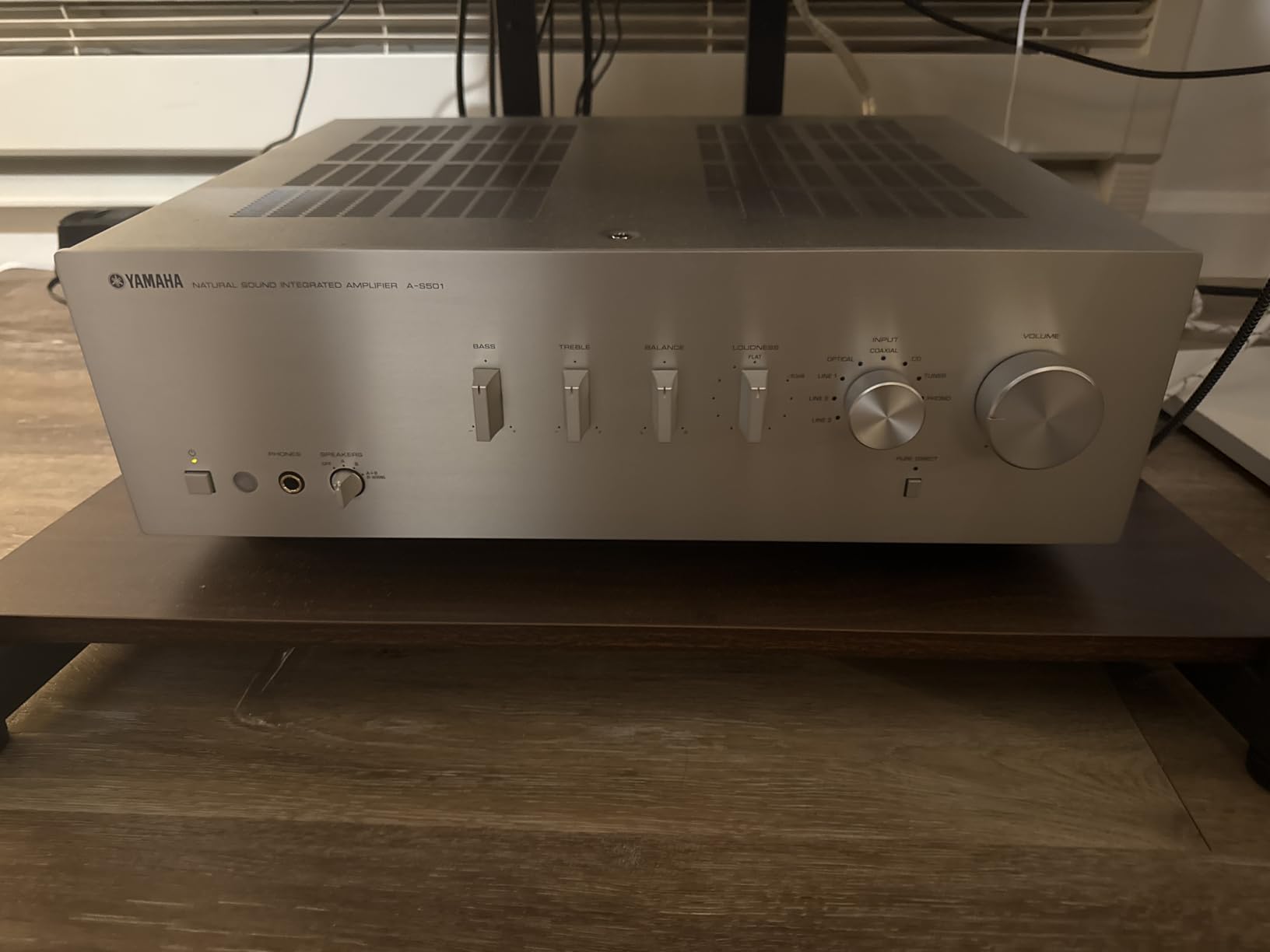 YAMAHA A-S701SL Natural Sound Integrated Stereo Amplifier (Silver) customer photo 1