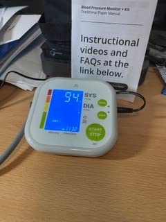 Greater Goods Upper Arm Blood Pressure Monitor for Home Use – Automatic One-Touch BP Machine, Wide-Range Cuff (8.7”–16.5”), Large Backlit Display, 2-User Memory, Complete Kit customer photo 2