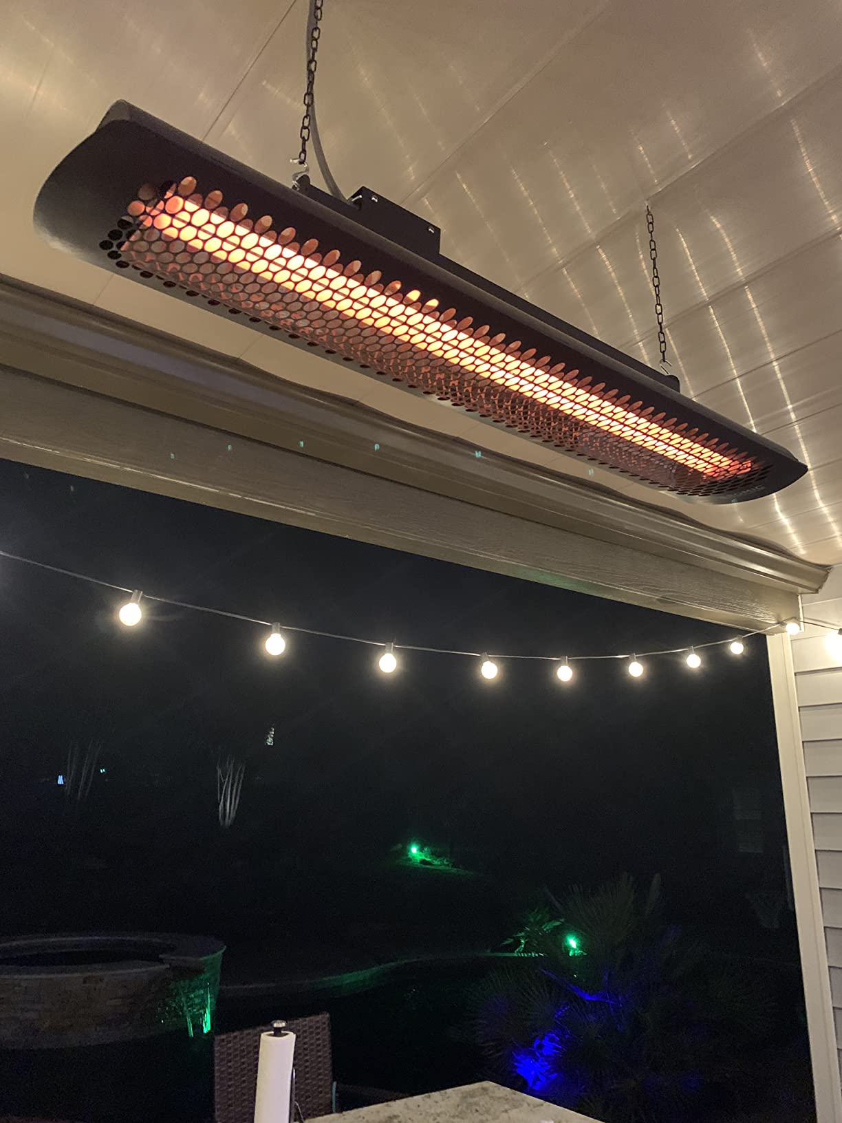 Bromic Tungsten Smart Heat 6000W Electric Patio Heater – Dual Element Infrared, 220V-240V, Black Finish – BH0420033 customer photo 2