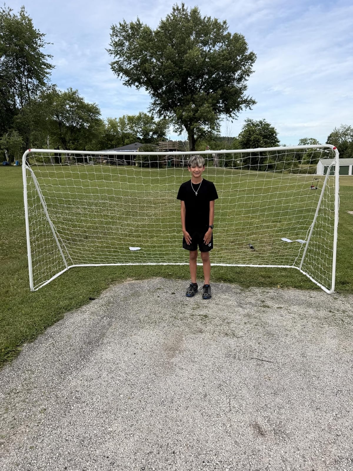 ZENY Soccer Goal 6x4/ 12x6/ 18x7/ 24x8 ft Steel Frame Soccer Training Goal customer photo 1