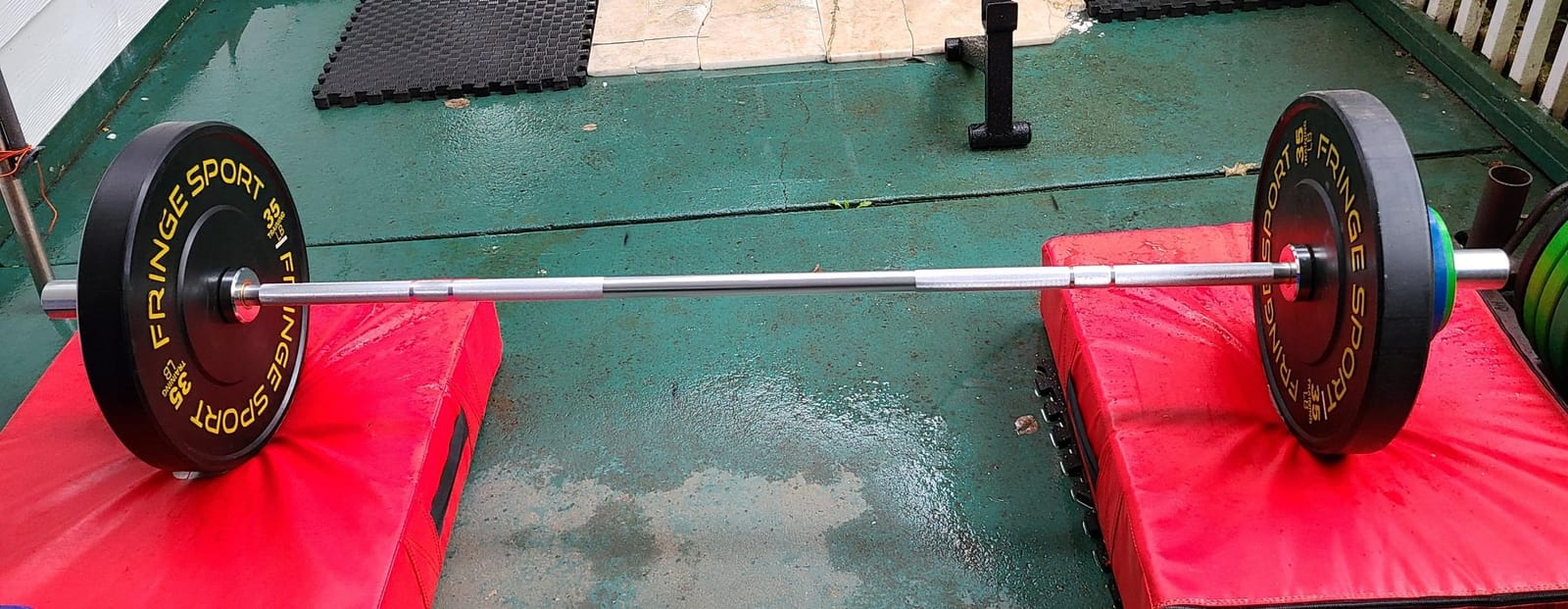 Rage Fitness Olympic Training Barbell 6FT, 15lb Weight, 300LBS Capacity customer photo 1