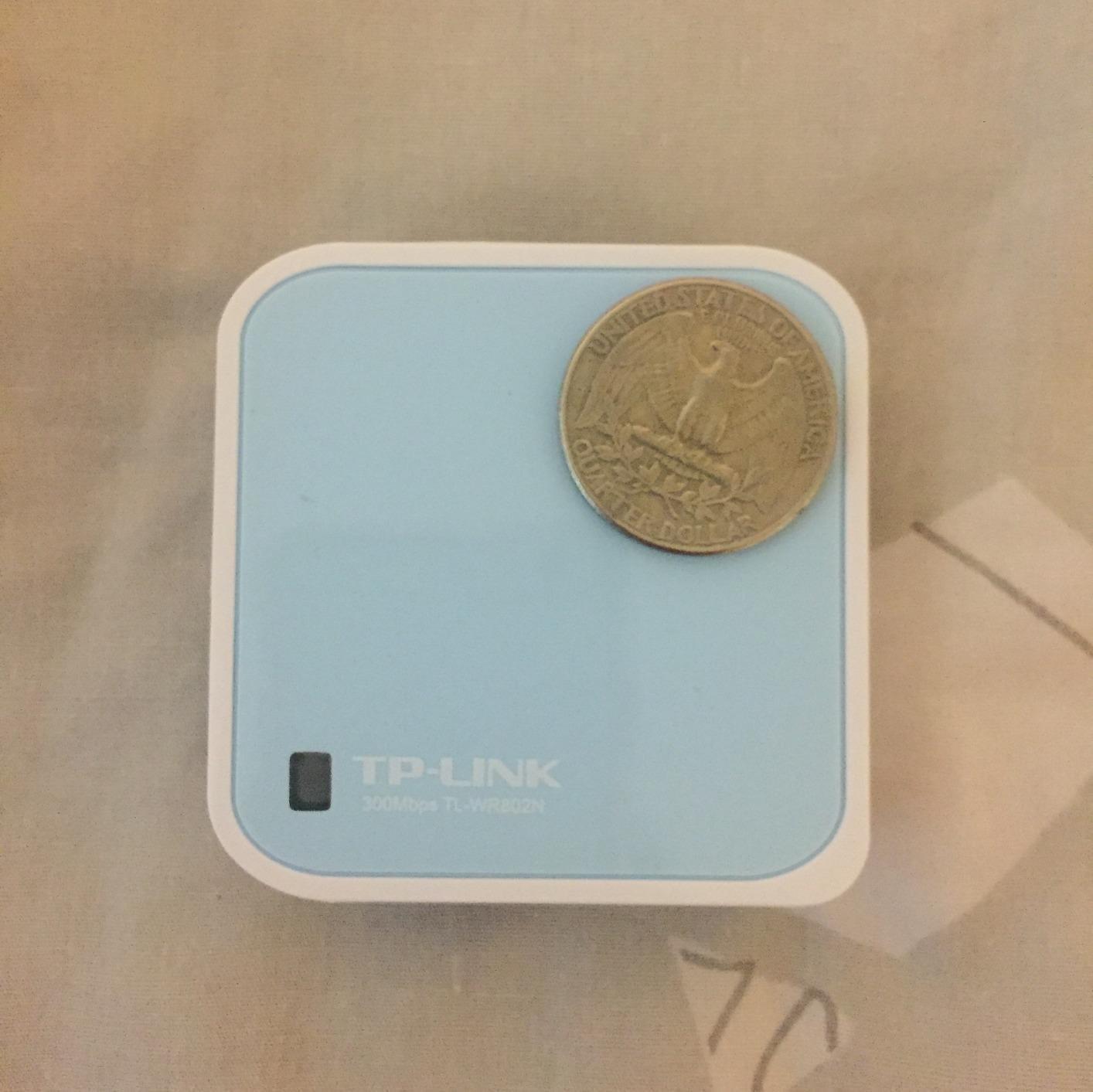 TP-Link N300 Wireless Portable Nano Travel Router, TL-WR802N customer photo 1