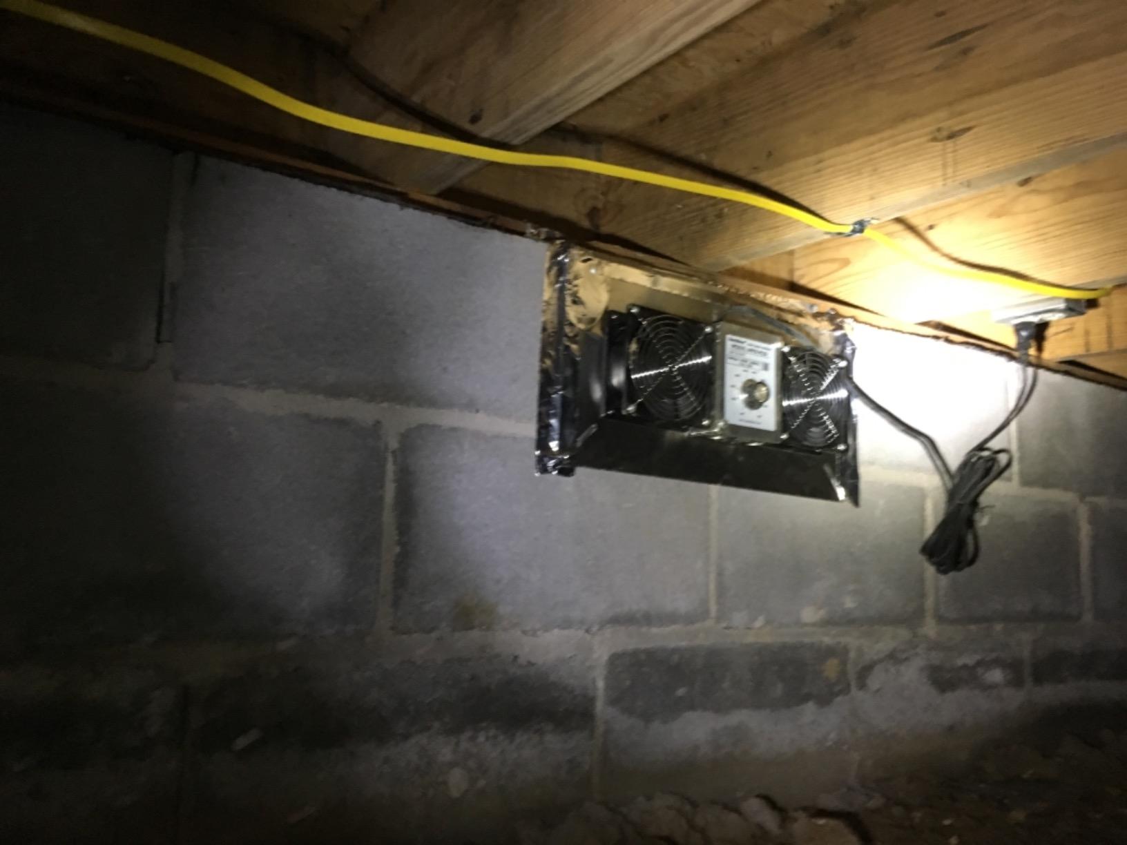 Durablow 220 CFM Air-Out Stainless Steel Crawl Space Vent Fan, Dual Fans customer photo 2