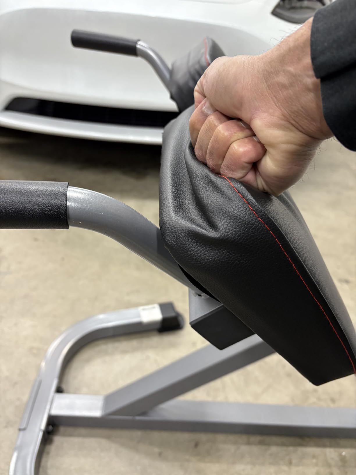 CAP Strength Hyperextension Roman Chair, 300lb Capacity, Silver customer photo 1