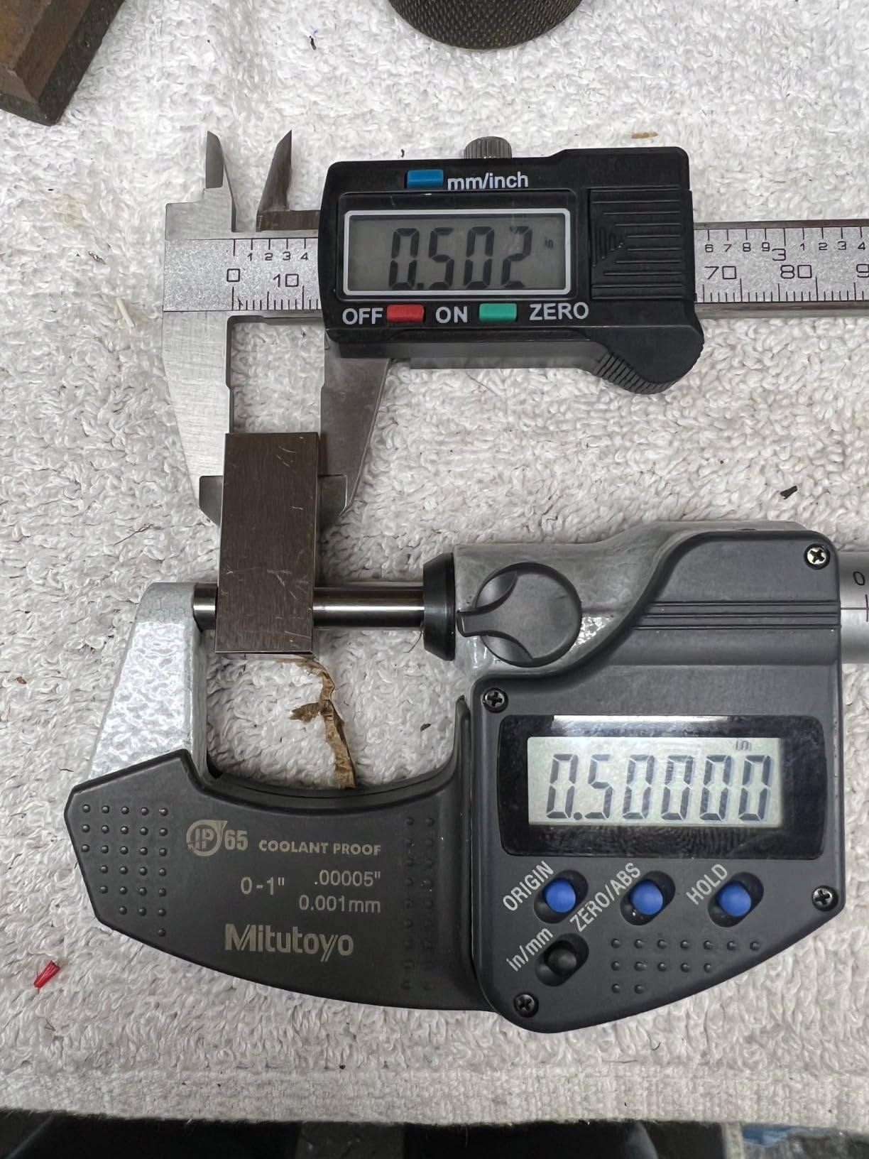 iKKEGOL Precision 100mm 4 Inch Digital Electronic Gauge Stainless Steel Vernier Caliper Micrometer (Small) customer photo 2