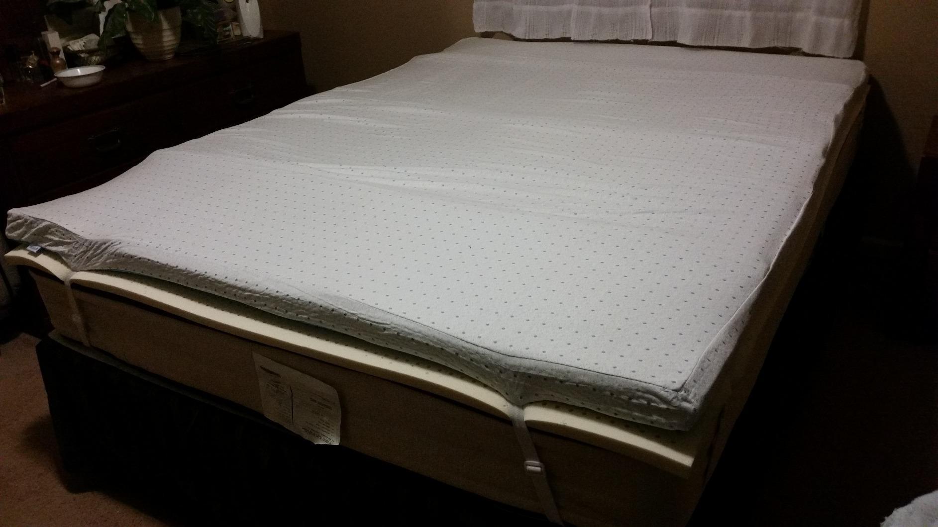 ViscoSoft 3 Inch Memory Foam Mattress Topper Queen - Select High Density Ventilated Mattress Pad - Premium Removable Rayon Cover customer photo 2