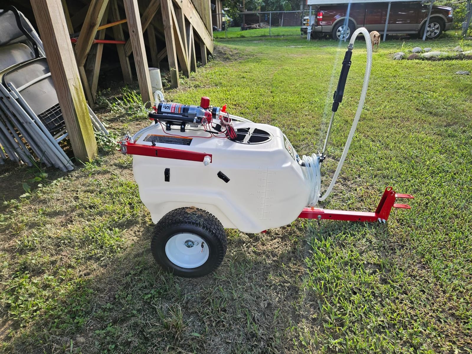 NorthStar 31-Gallon Tow-Behind Boom/Spot Sprayer, 2.2 GPM, 12V, 70 PSI customer photo 2