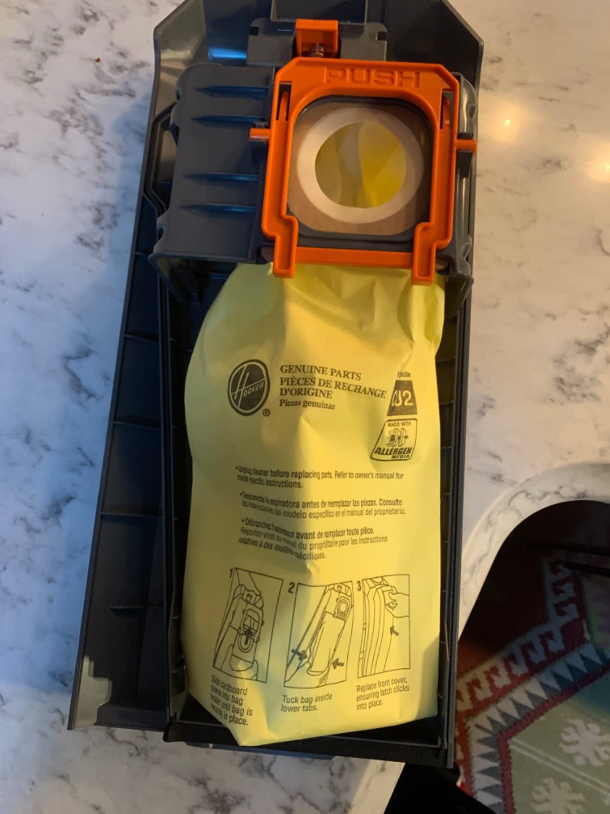 Hoover HushTone Commercial Vacuum Cleaner, 15 Inch, Bagged Upright Vac customer photo 1