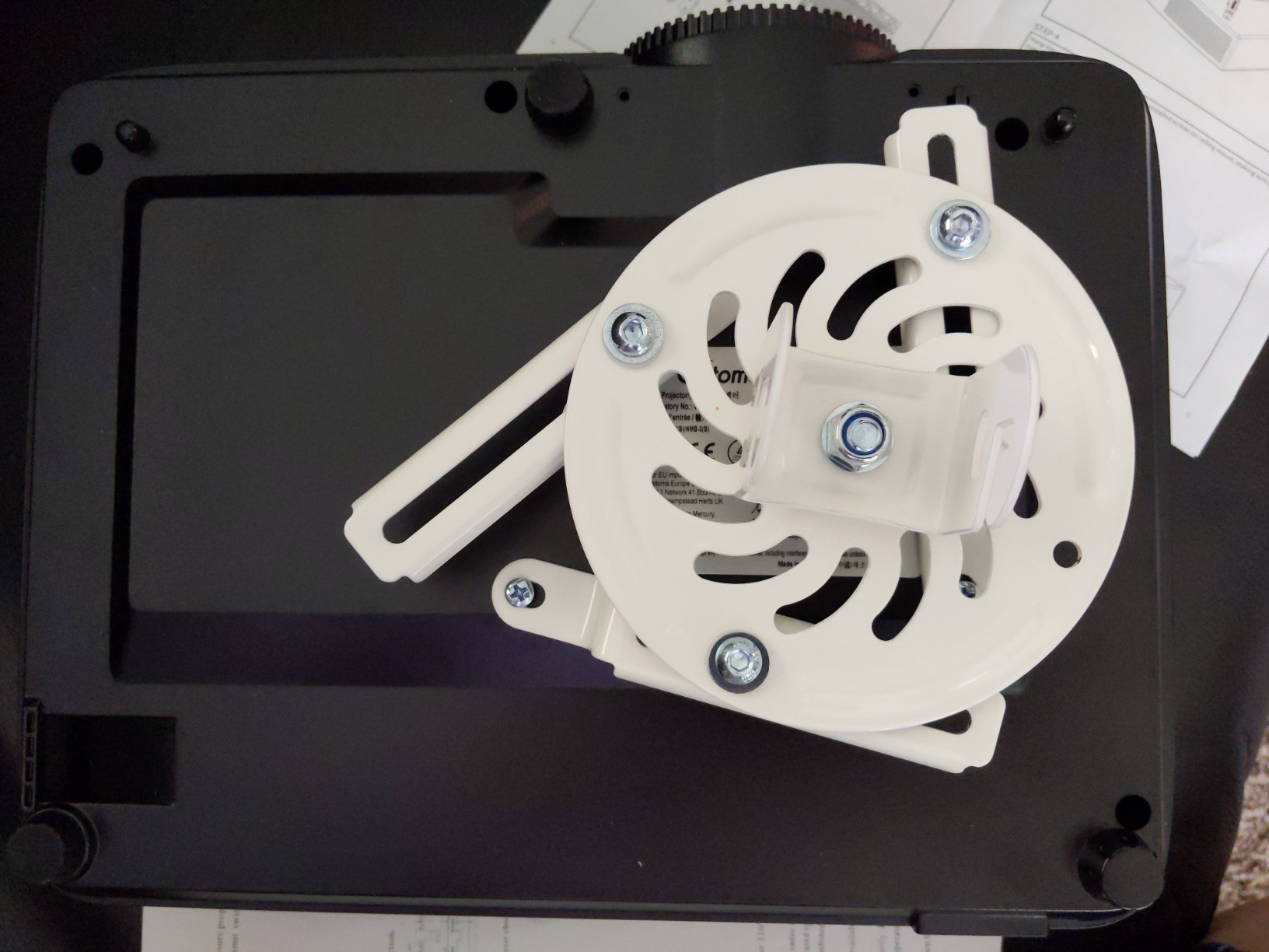 VIVO Black Adjustable Ceiling Projector Mount, MOUNT-VP01B customer photo 2