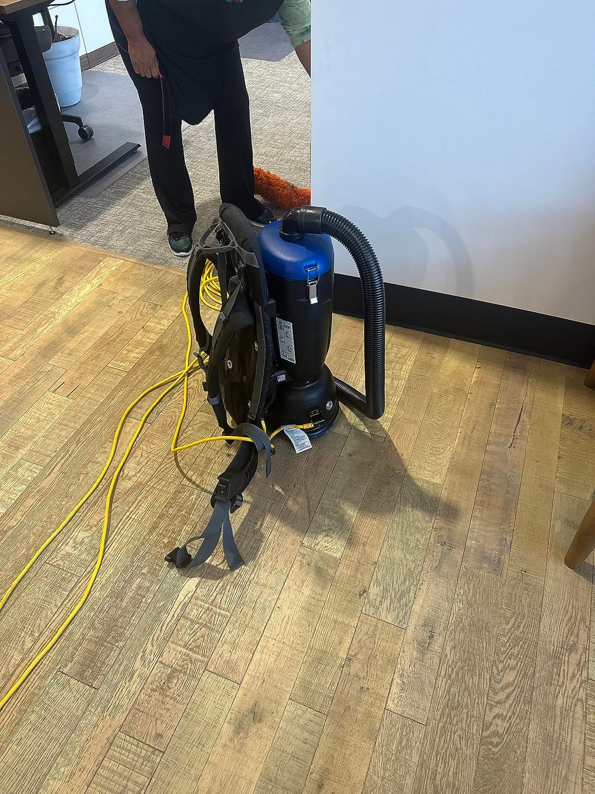 Powr-Flite Comfort Pro Backpack Vacuum Commercial, 6-Quart Canister, BP6S customer photo 1