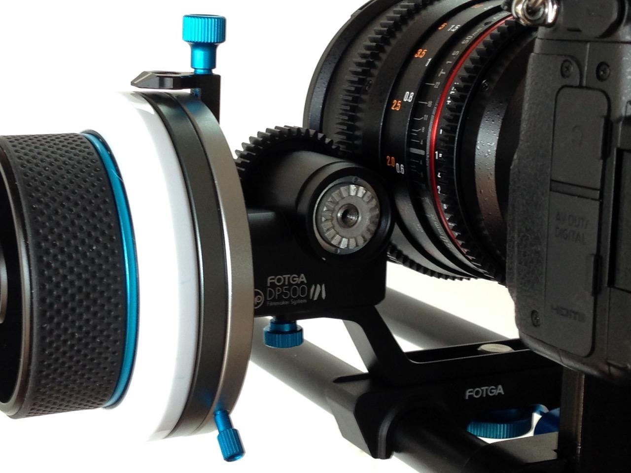 Fotga DP500III Follow Focus Puller w/A/B Stop,15mm Quick Release Rod Clamp for Canon Nikon Sony Blackmagic DSLR Cinema Camera Video Mirrorless Camera Cine Lens Film Movie Video Making No Backlash customer photo 2