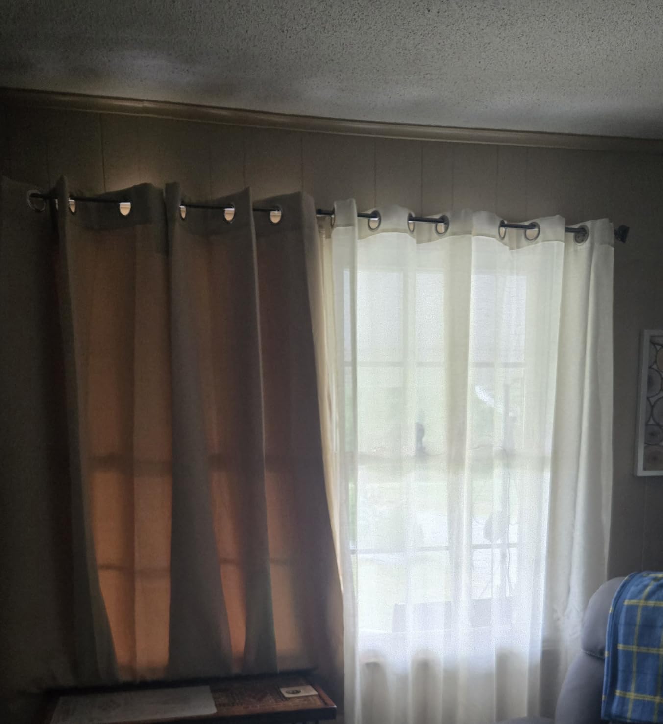 NICETOWN Noise Reducing Blackout Curtains, 2 Panels, 42 x 84-inch, Grey | Thermal Insulated Drapes Noise Reducing, Light Blocking, Room Darkening Decor for Bedroom Window Home Family Decorations customer photo 2