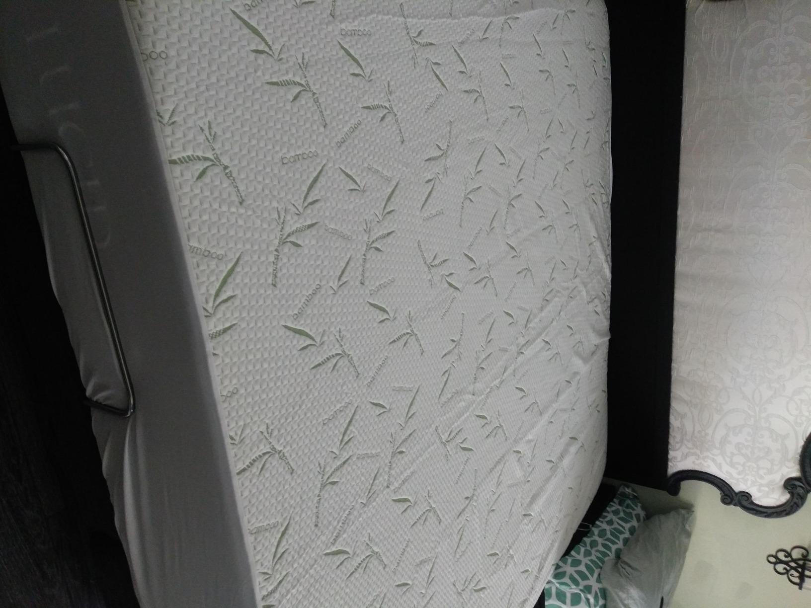 Bamboo Viscose Waterproof Mattress Protector Queen Size, 17