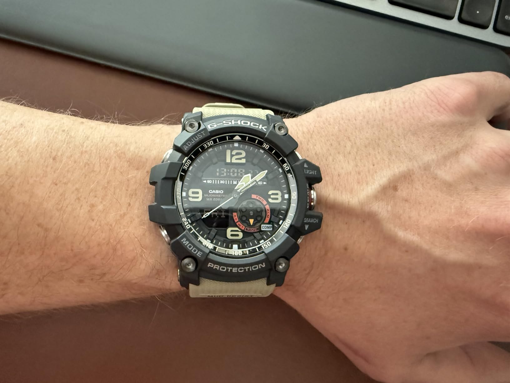 Casio G-Shock MUDMASTER GG1000-1A5 Twin Sensor Watch Mud Resistant Shock Resistant 200M Water Resistant Compass Thermometer customer photo 1