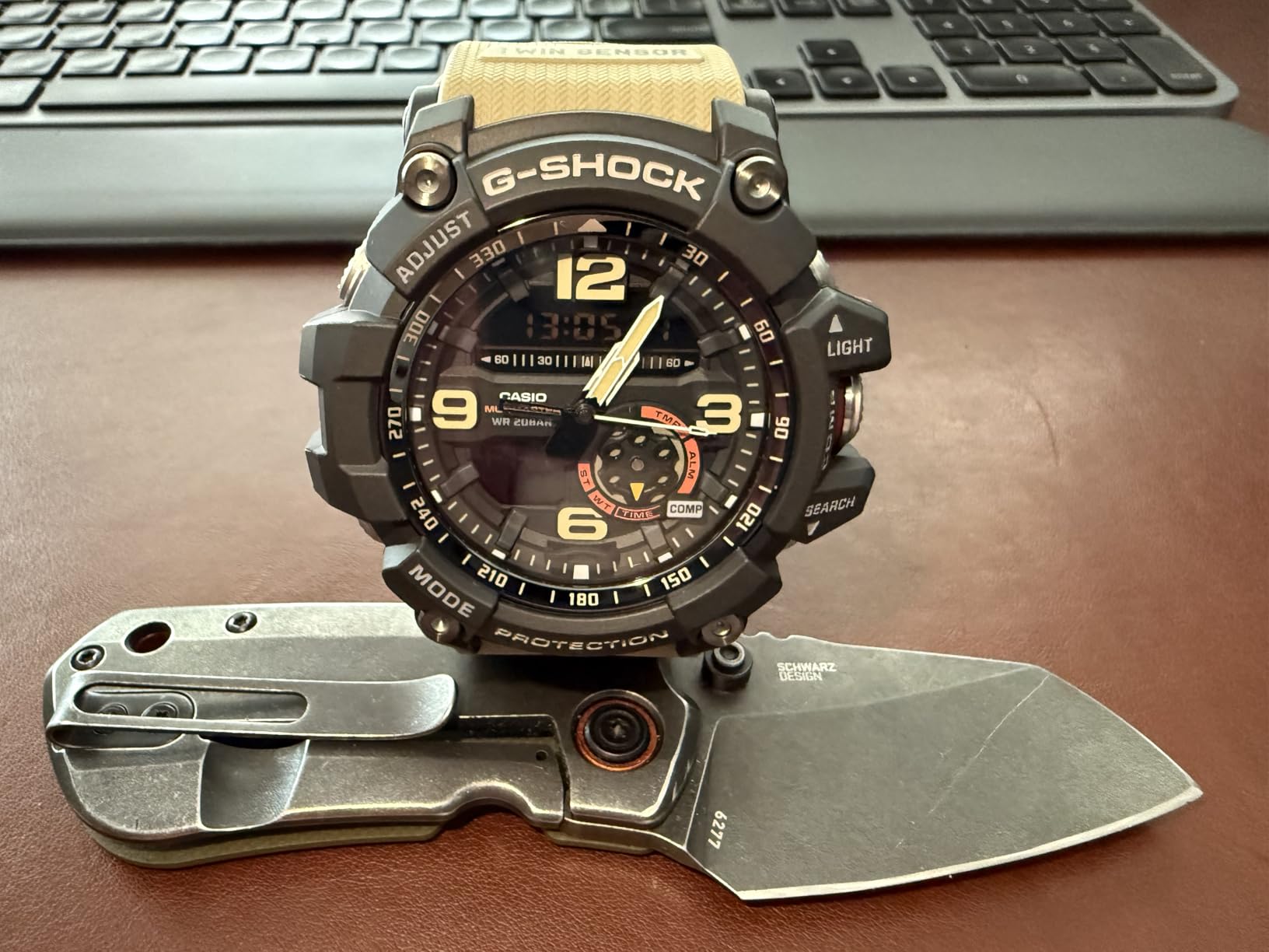 Casio G-Shock MUDMASTER GG1000-1A5 Twin Sensor Watch Mud Resistant Shock Resistant 200M Water Resistant Compass Thermometer customer photo 2