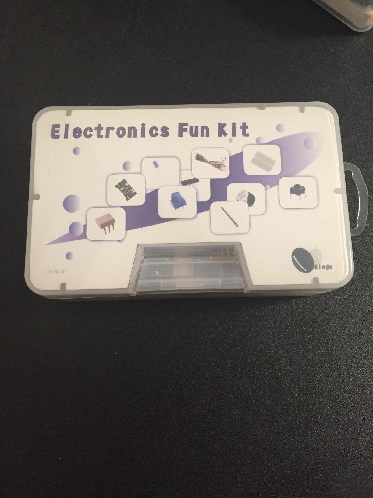 ELEGOO Electronic Fun Kit Bundle with Breadboard, 235 Items for Arduino customer photo 1