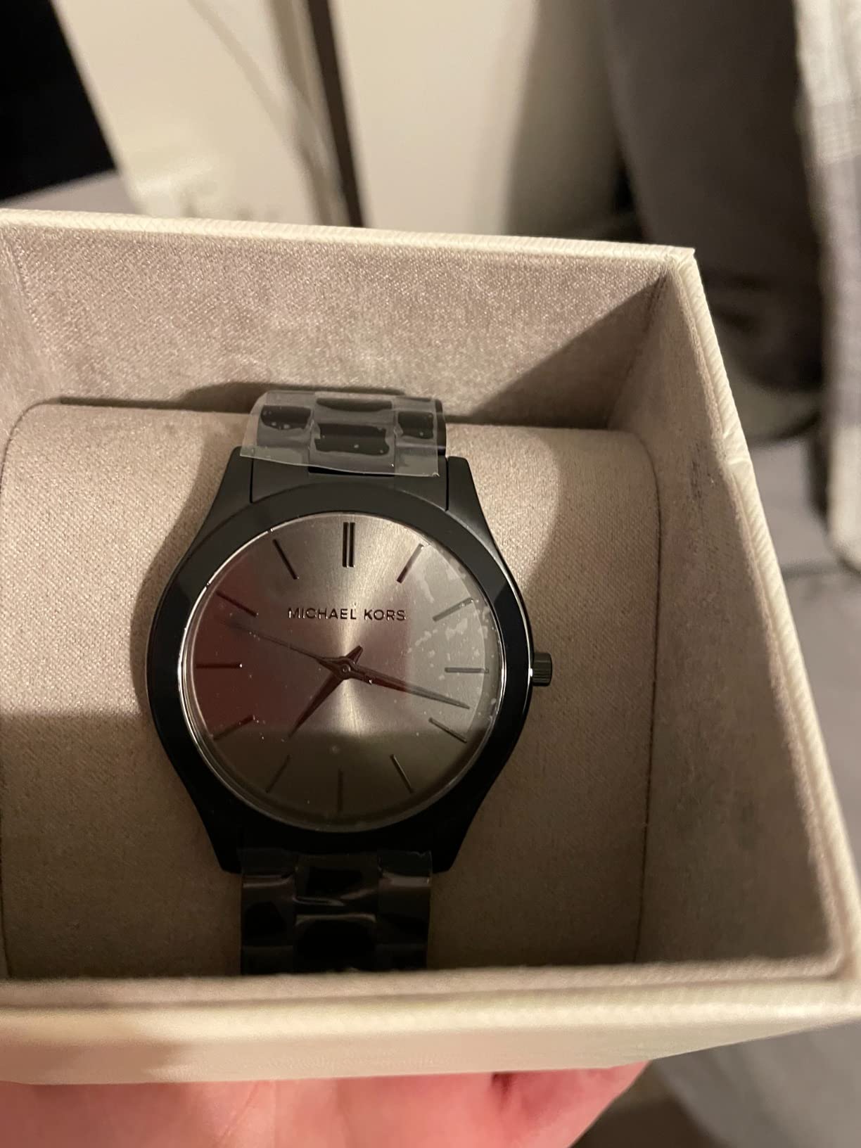 Michael Kors Oversized Slim Runway Men's Watch, Stainless Steel Watch for Men customer photo 1
