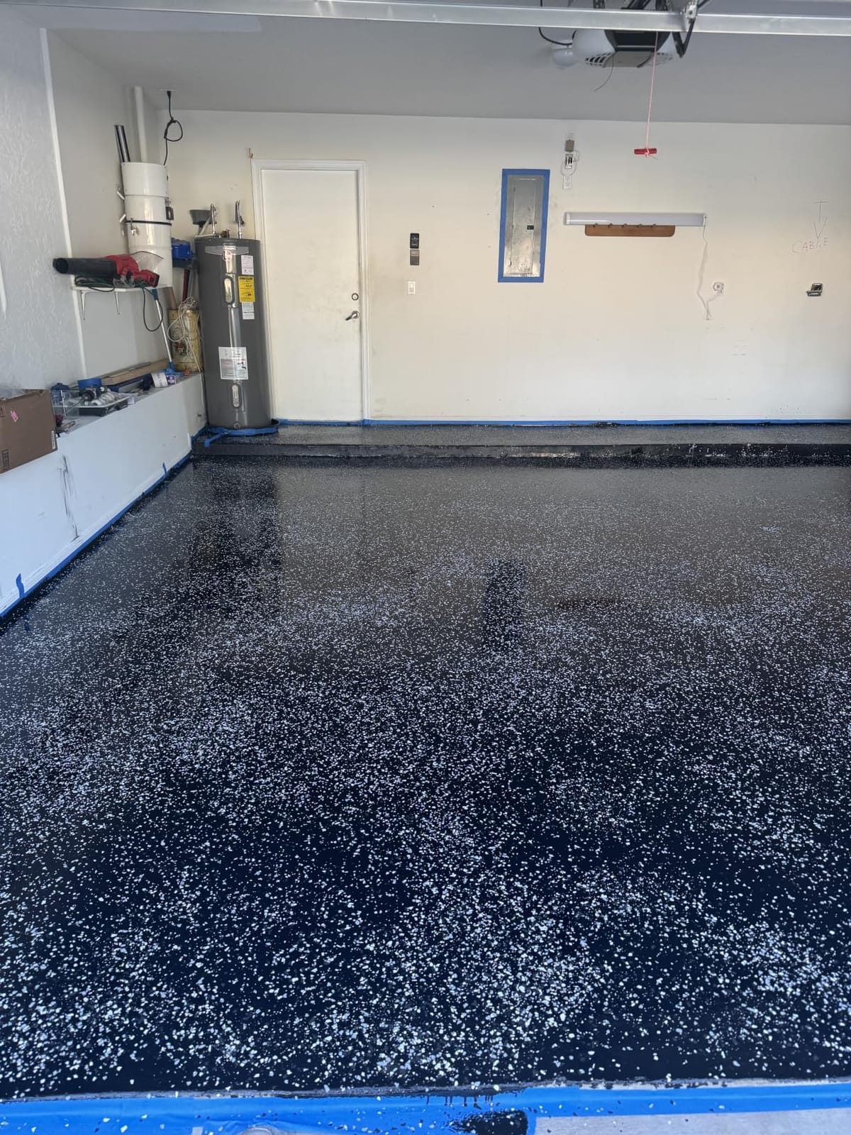 Rust-Oleum EpoxyShield Clear Finish Floor Coating Kit, High Gloss customer photo 2