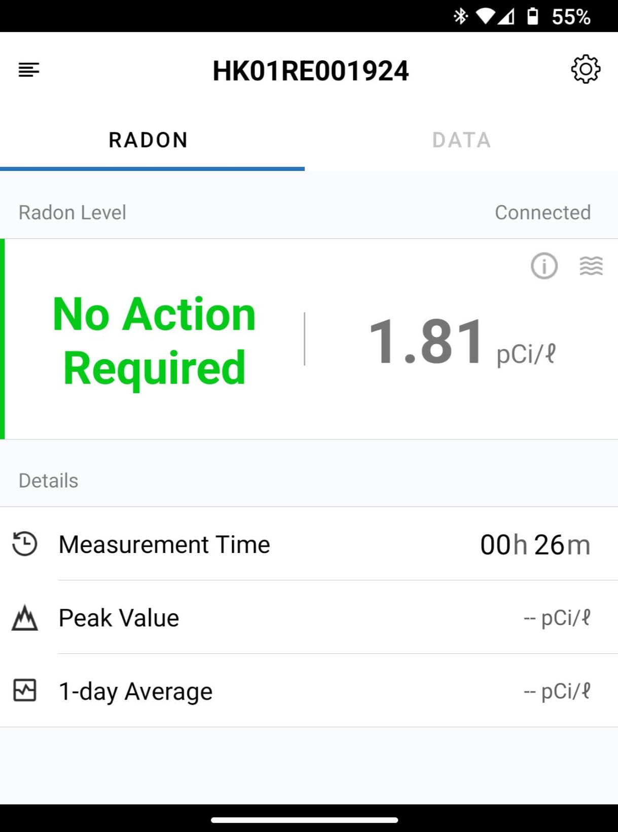 Ecosense Continuous Home Radon Detector, OLED Display, Bluetooth, RD200 | 95% Accuracy in 10 Hours, Results Updated Every 10 Minutes, Short & Long-Term Trend Charts in App, Easy Setup, Audio Alerts customer photo 1