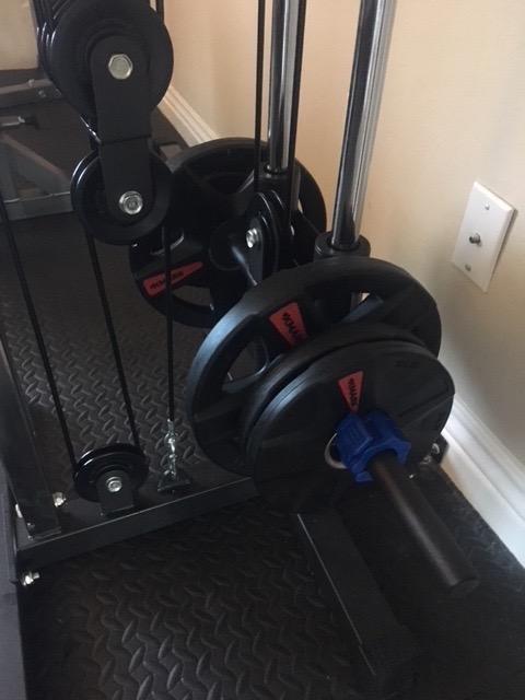 Valor Fitness Wall Mounted Cable Machine, Dual Adjustable Pulley System with 16 Height Positions, Space-Saving Home Gym Strength Training Equipment customer photo 2