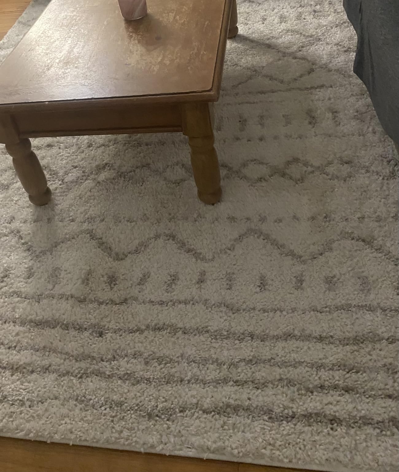 SAFAVIEH Area Rug 9x12 - Arizona Shag Collection - Large - Ivory & Beige, Moroccan Boho Design, Non-Shedding & Easy to Clean, Ideal for Living Room, Bedroom, Dining Space customer photo 2