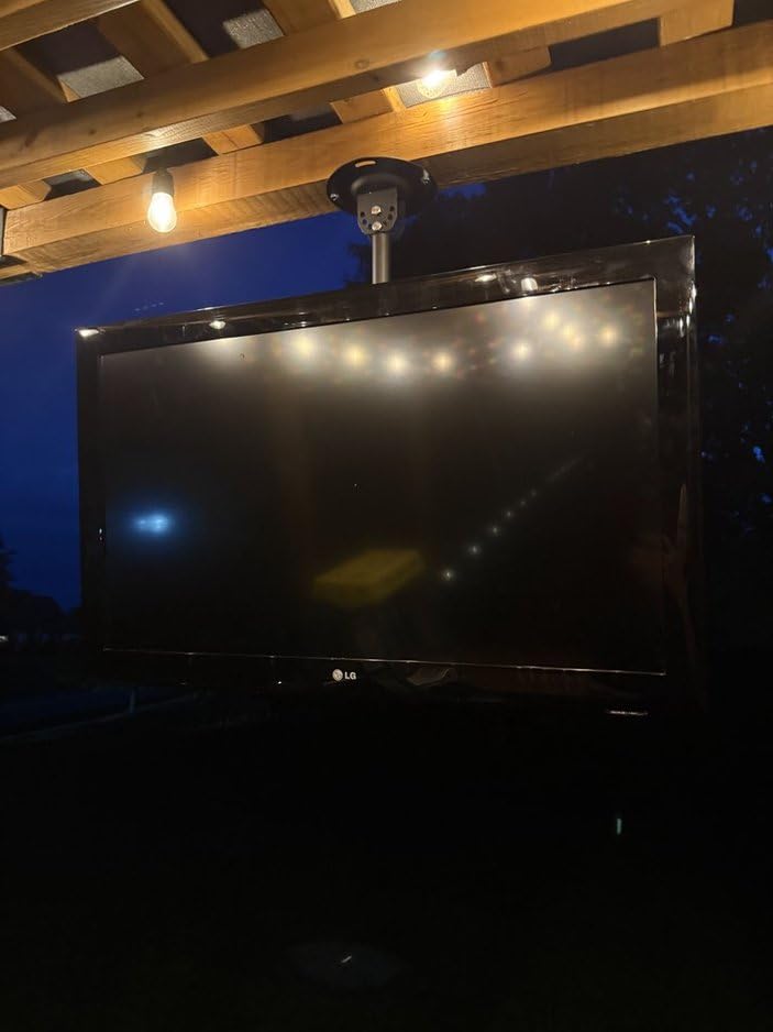 Suptek Ceiling TV Mount Fits Most 26-65 inch LCD LED Plasma Panel Display with Max VESA 400x400mm Loaded up to 45kg/100lbs Height Adjustable MC4602 customer photo 1
