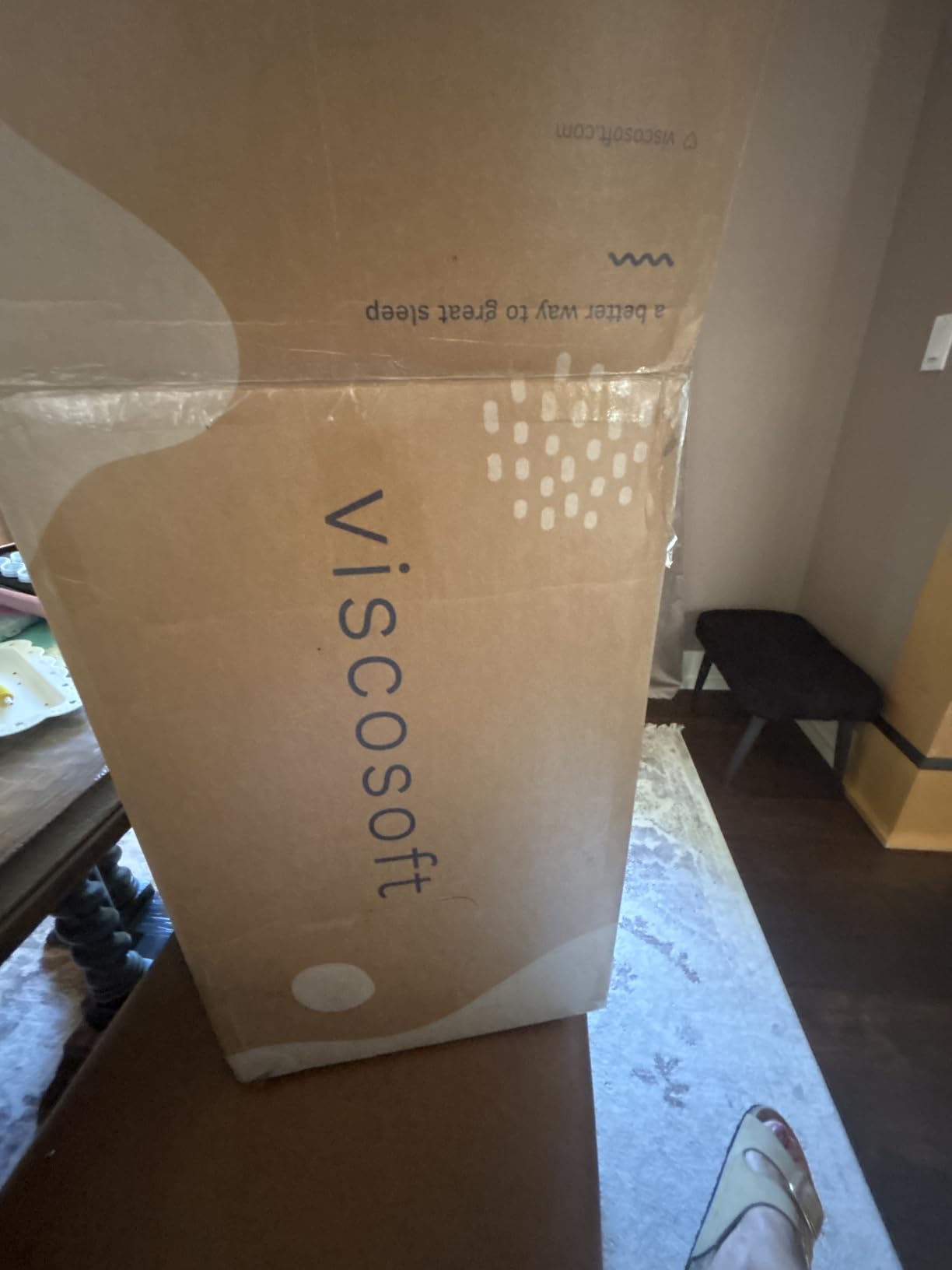 Viscosoft 3 Inch Memory Foam Mattress Topper Twin XL - College Dorm Upgrade | Premium High-Density Memory Foam Delivers Cooling, Pressure Relief & Lasting Support with a Removable, Washable Cover customer photo 1
